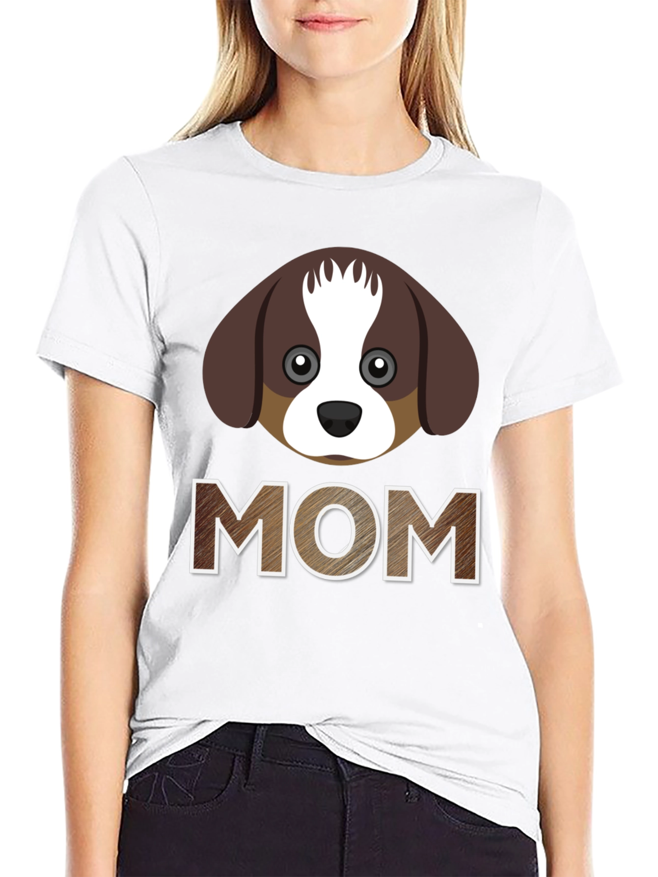 Dog Mom T-Shirt - Cute Puppy Graphic Tee
