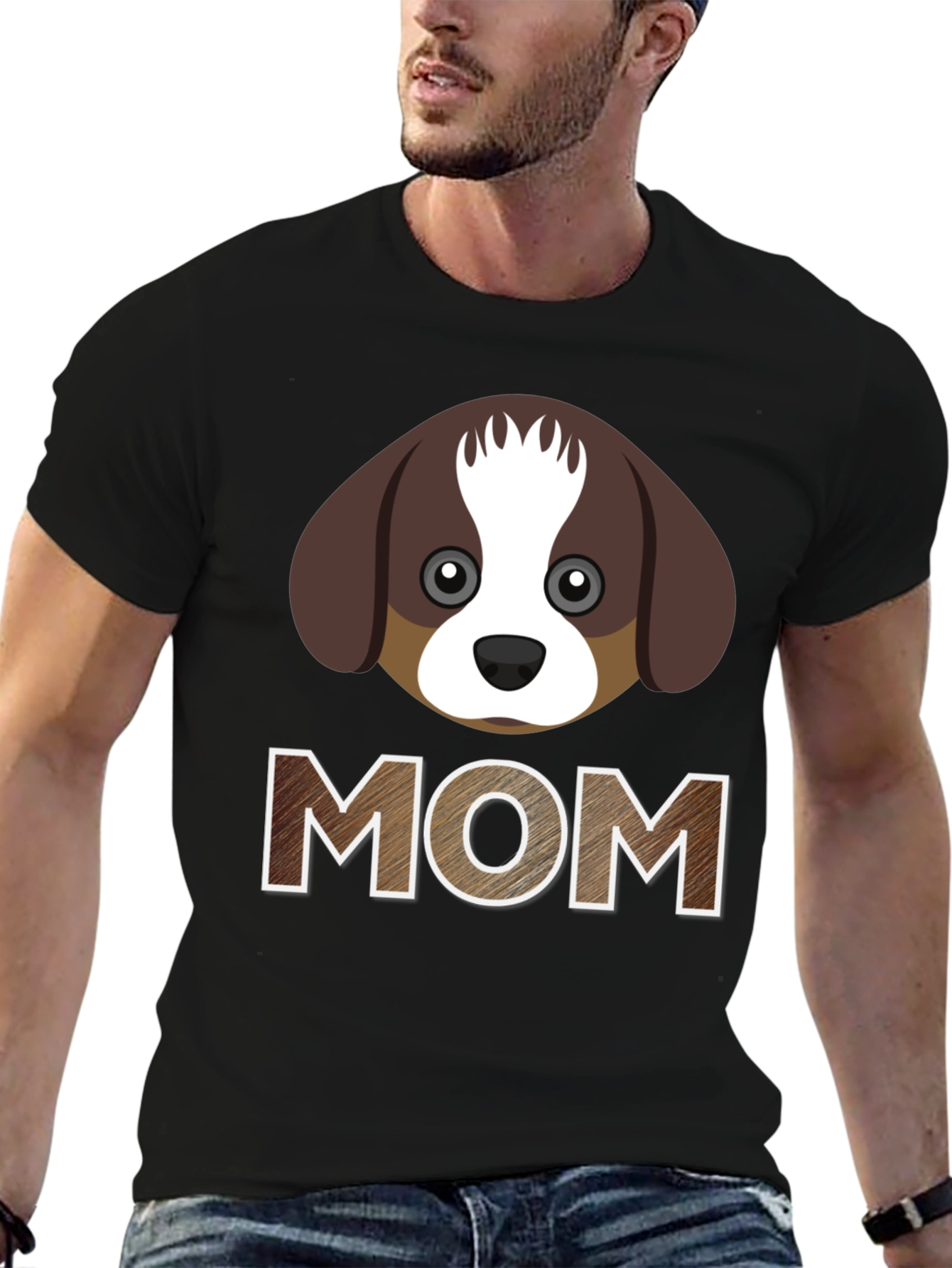 Dog Mom T-Shirt - Cute Puppy Graphic Tee