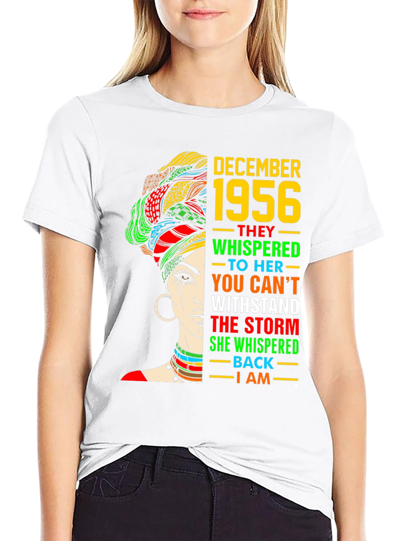 December 1956 Black Woman T-Shirt