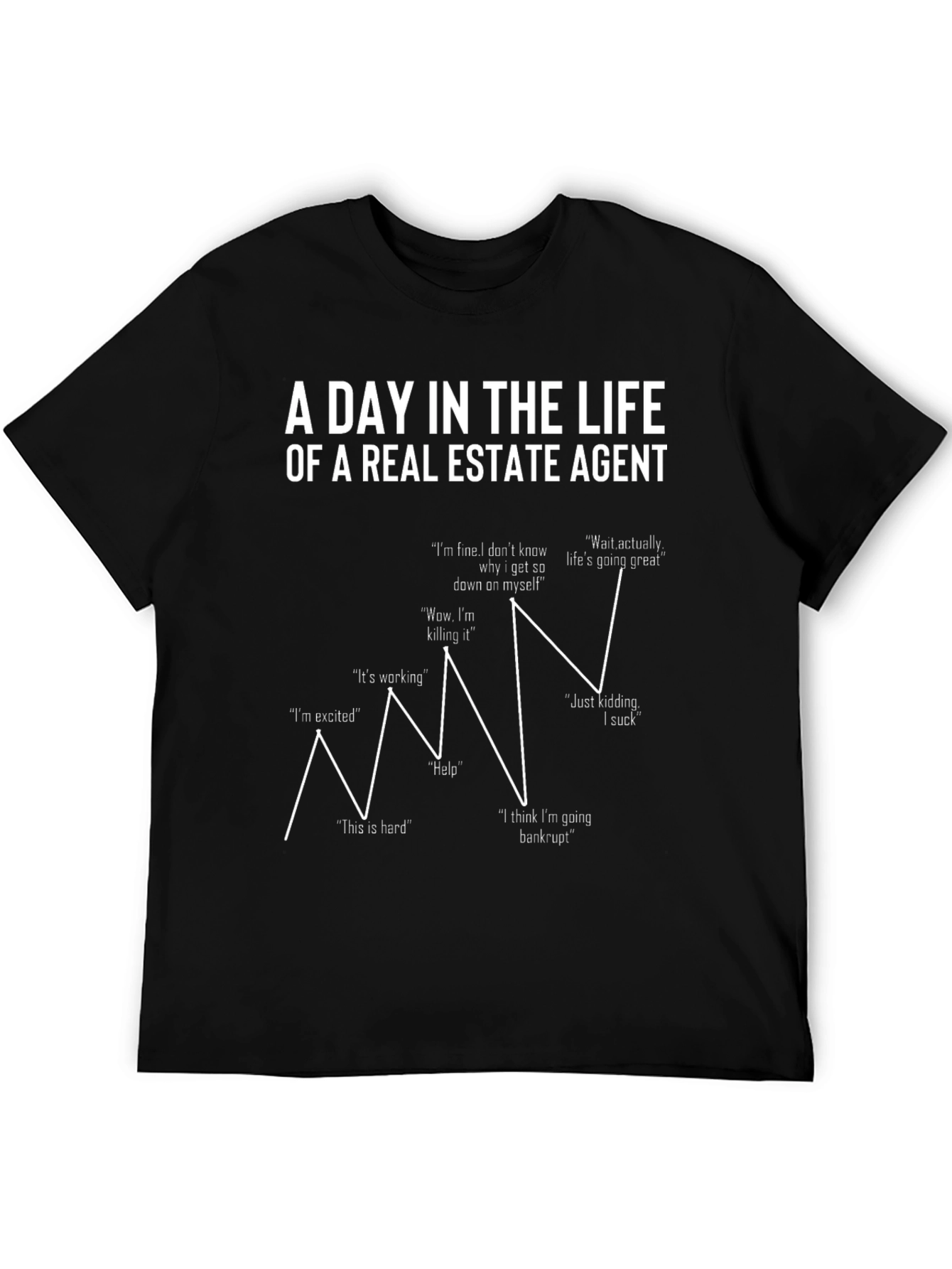 Real Estate Agent Life Funny T-Shirt