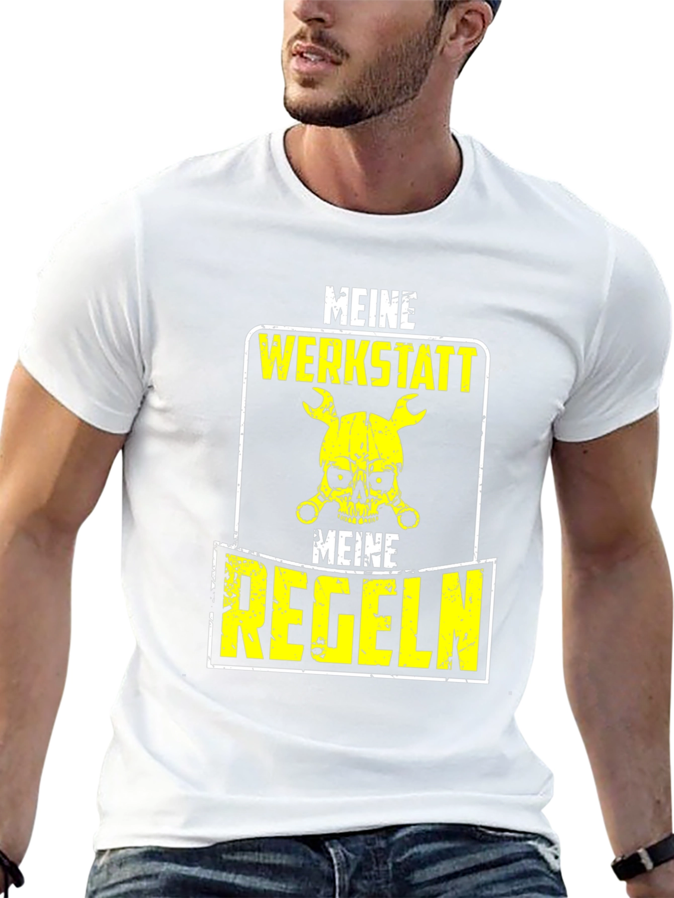 Meine Werkstatt Meine Regeln T-Shirt - Black