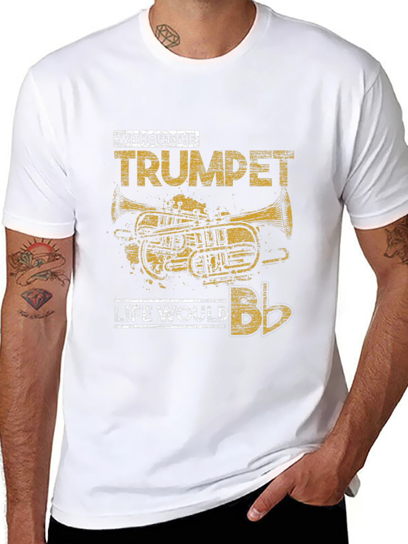 Trumpet Lover T-Shirt - Music is Life Tee