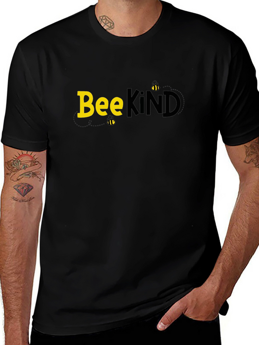Bee Kind Black T-Shirt - Inspiring Graphic Tee
