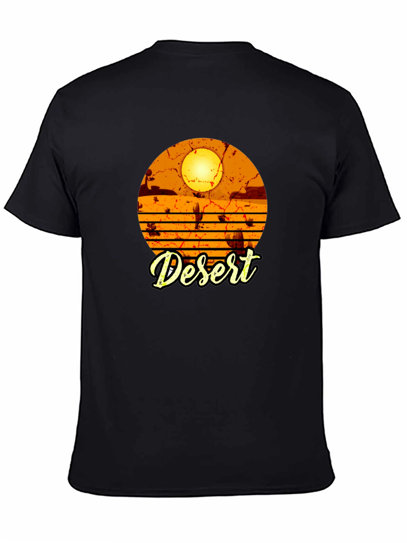 Desert Graphic Black T-Shirt