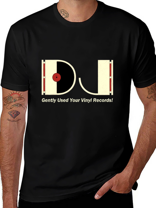 Vinyl Record DJ T-Shirt - Gently Used!