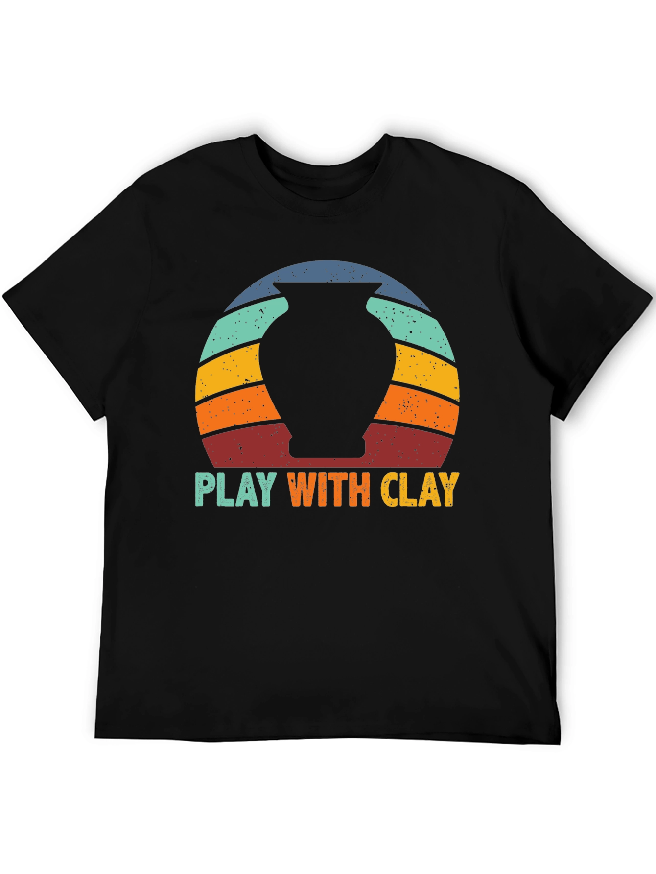 Play with Clay Retro Sunset Graphic Tee
