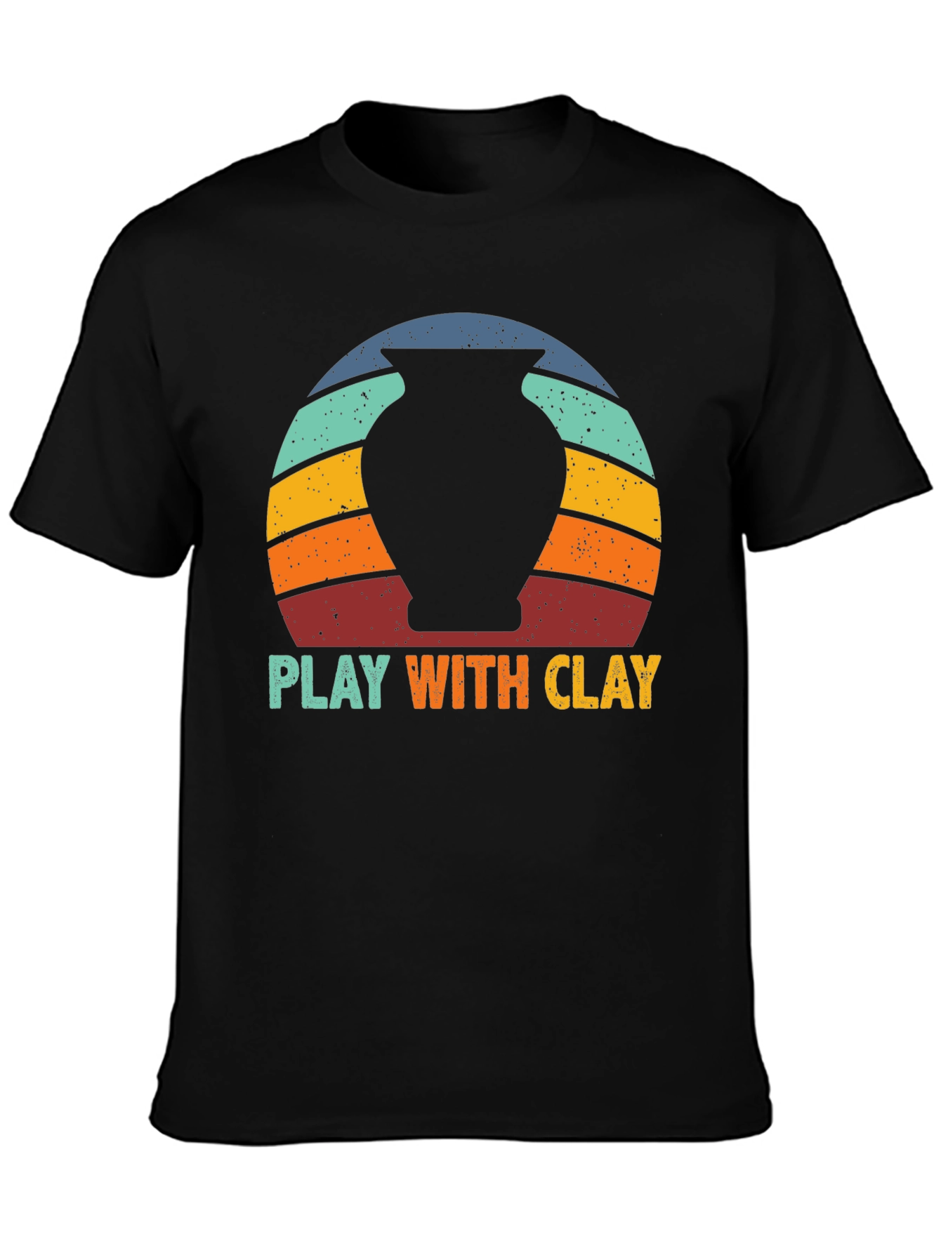 Play with Clay Retro Sunset Graphic Tee