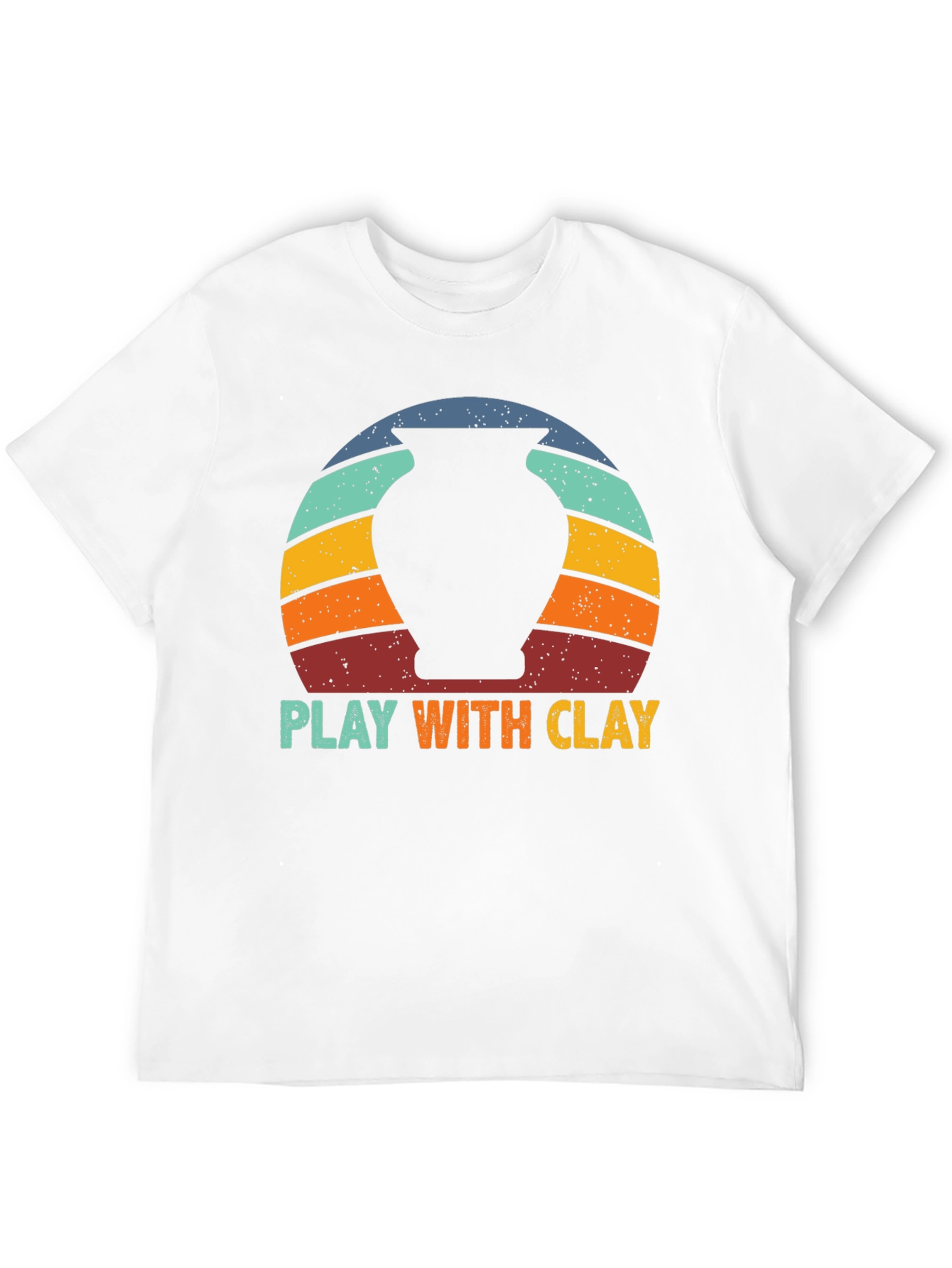 Play with Clay Retro Sunset Graphic Tee