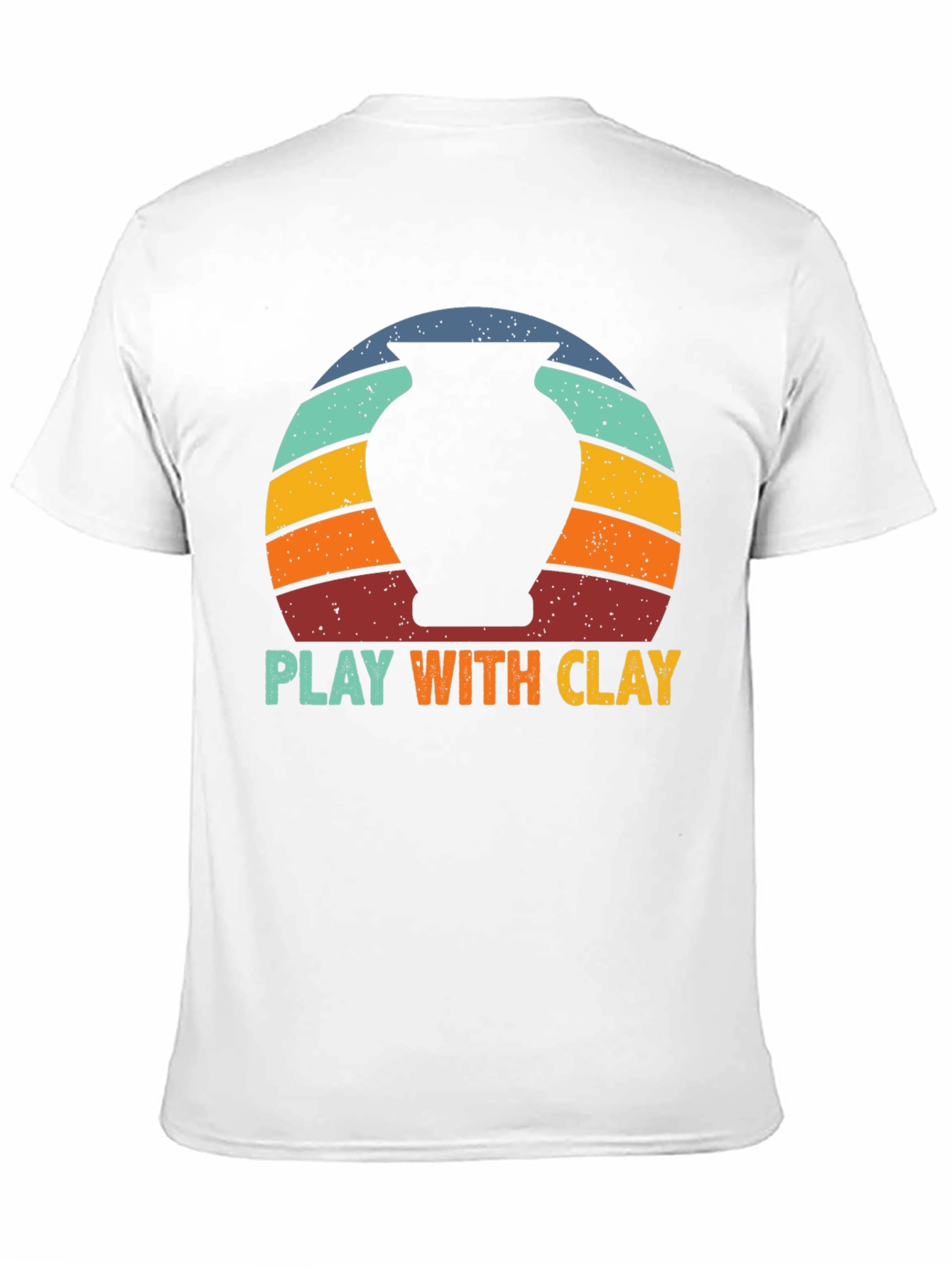 Play with Clay Retro Sunset Graphic Tee