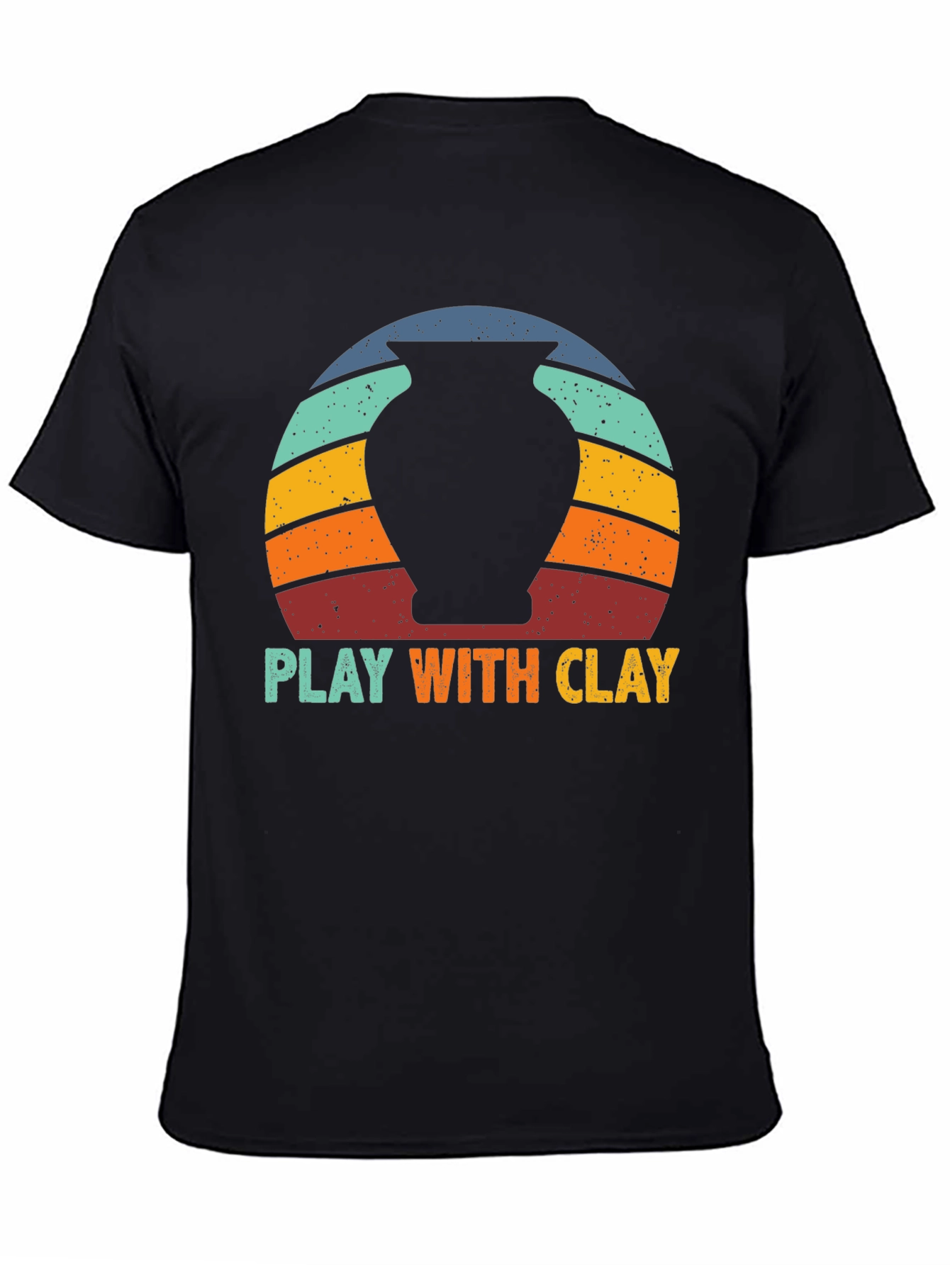 Play with Clay Retro Sunset Graphic Tee
