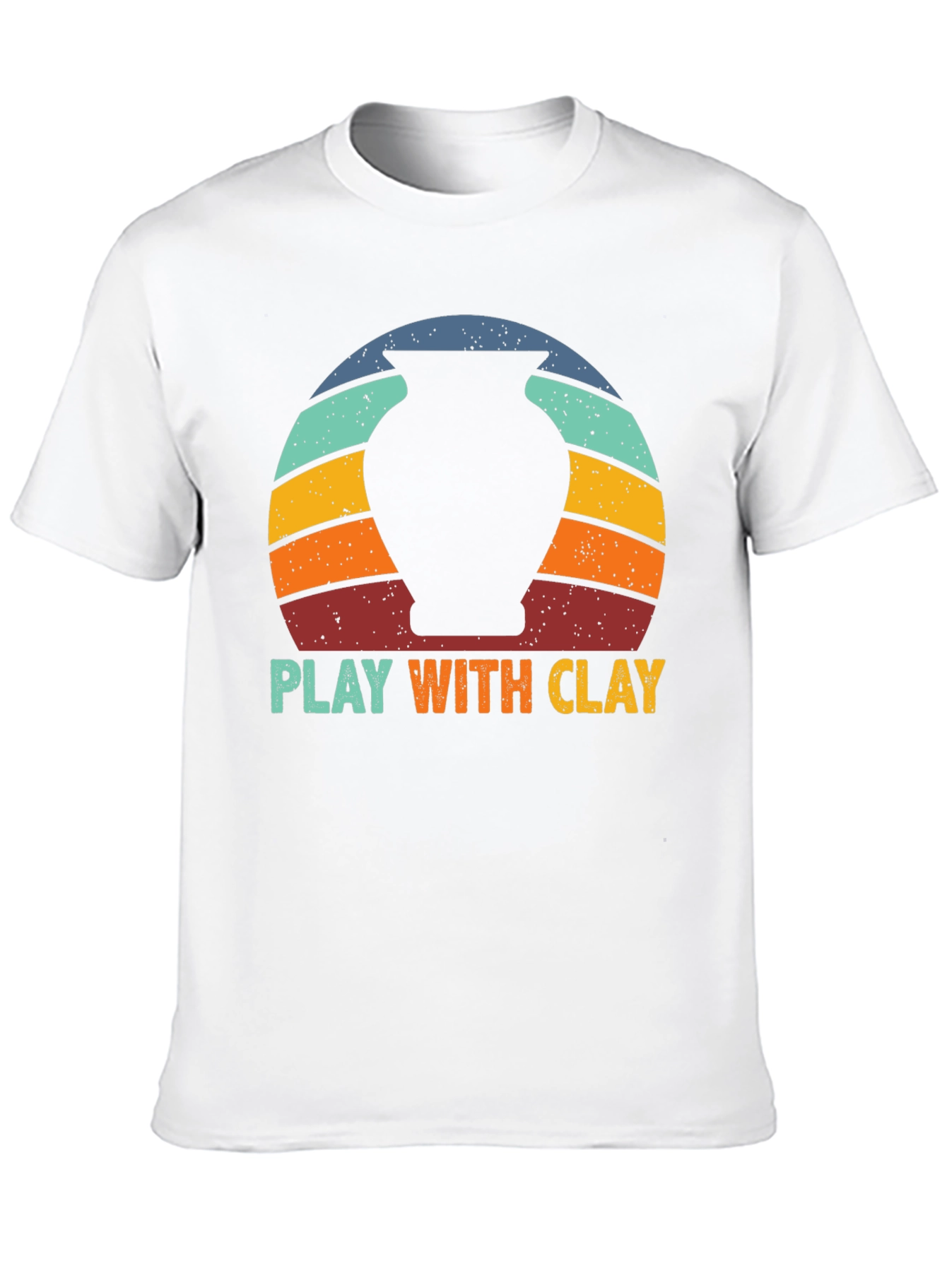 Play with Clay Retro Sunset Graphic Tee