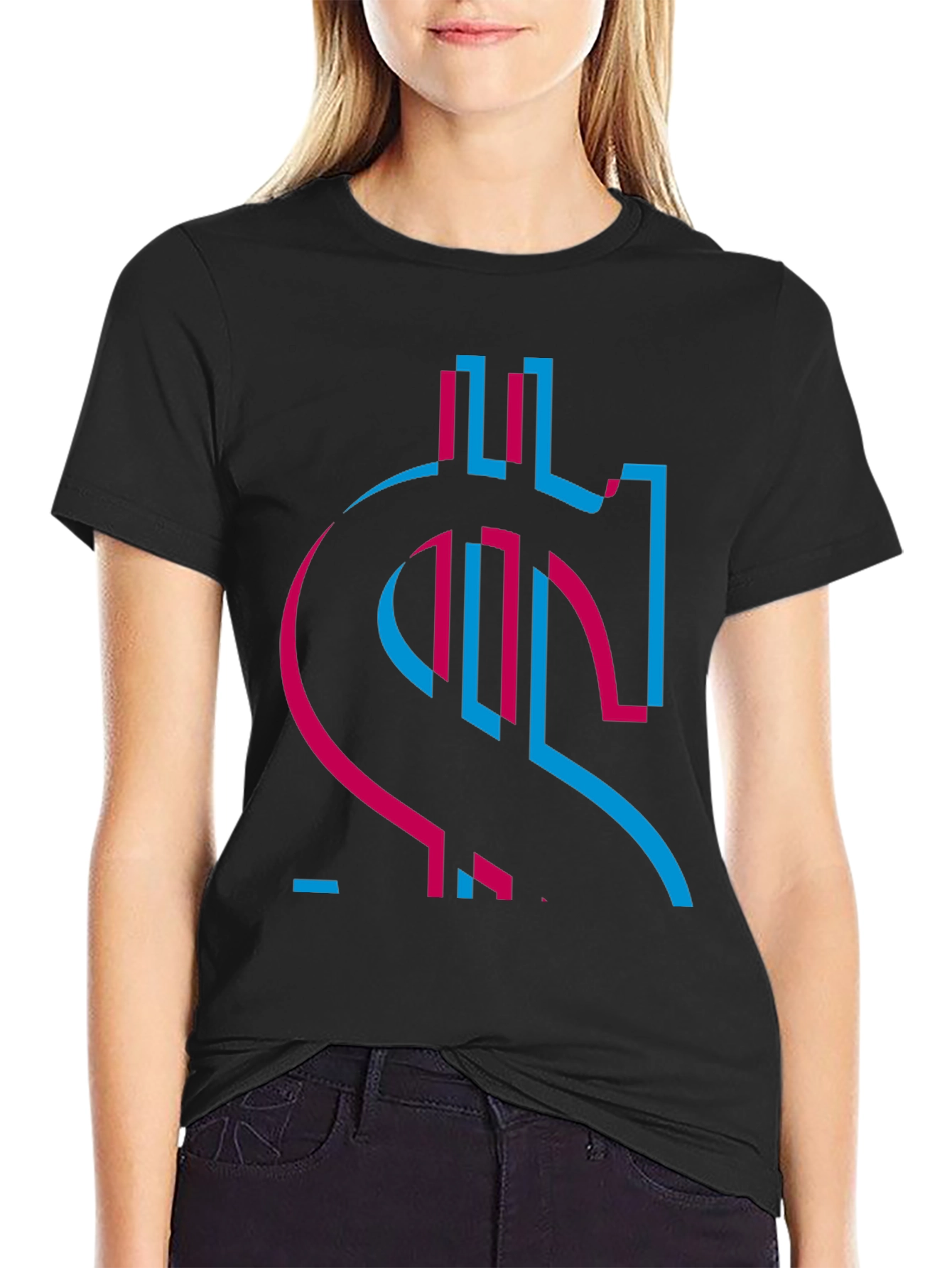 Dollar Sign Graphic T-Shirt - Stylish Design