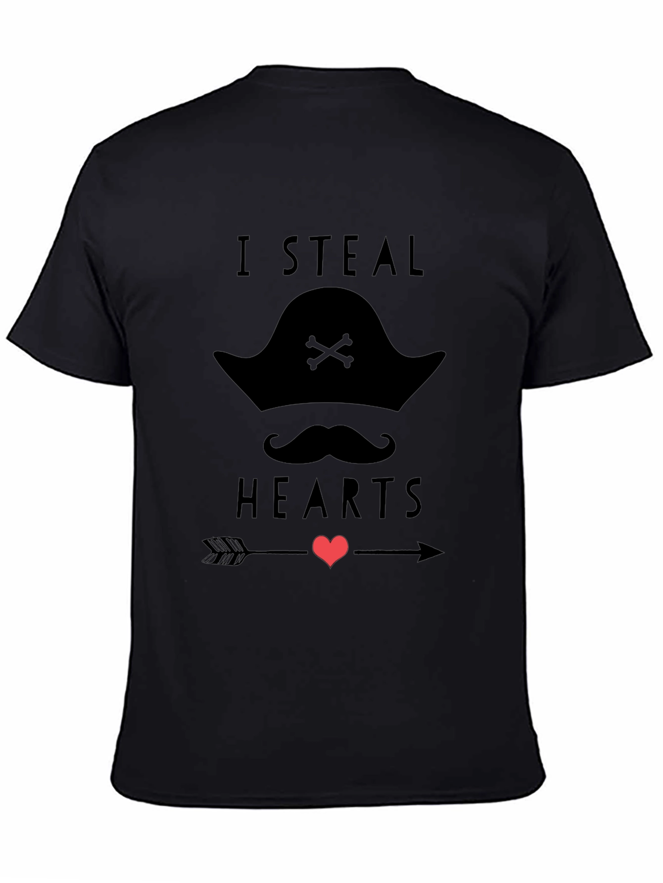 I Steal Hearts Pirate Graphic T-Shirt