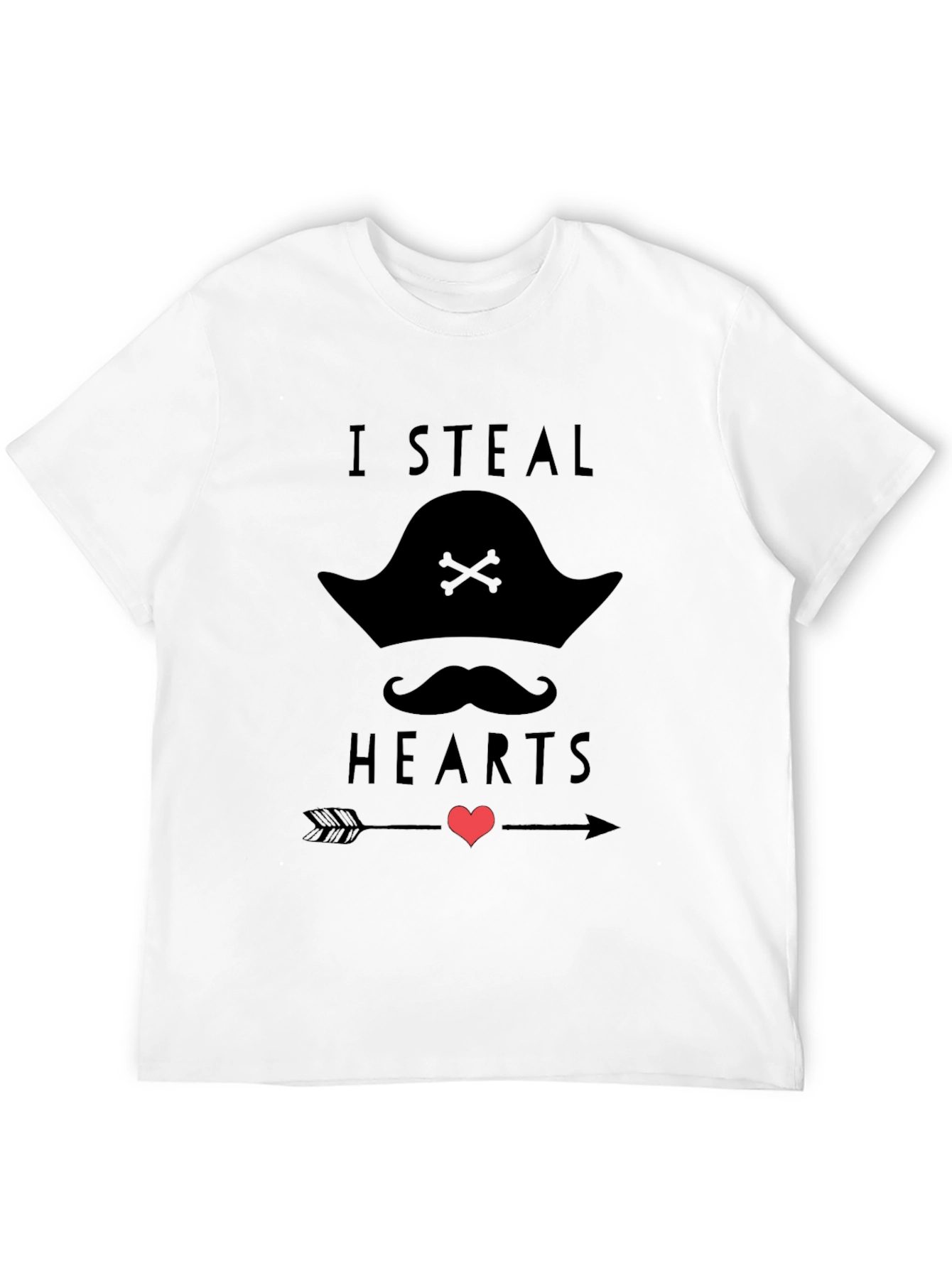 I Steal Hearts Pirate Graphic T-Shirt