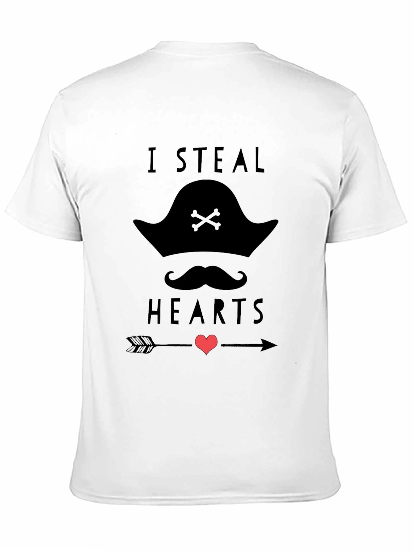 I Steal Hearts Pirate Graphic T-Shirt