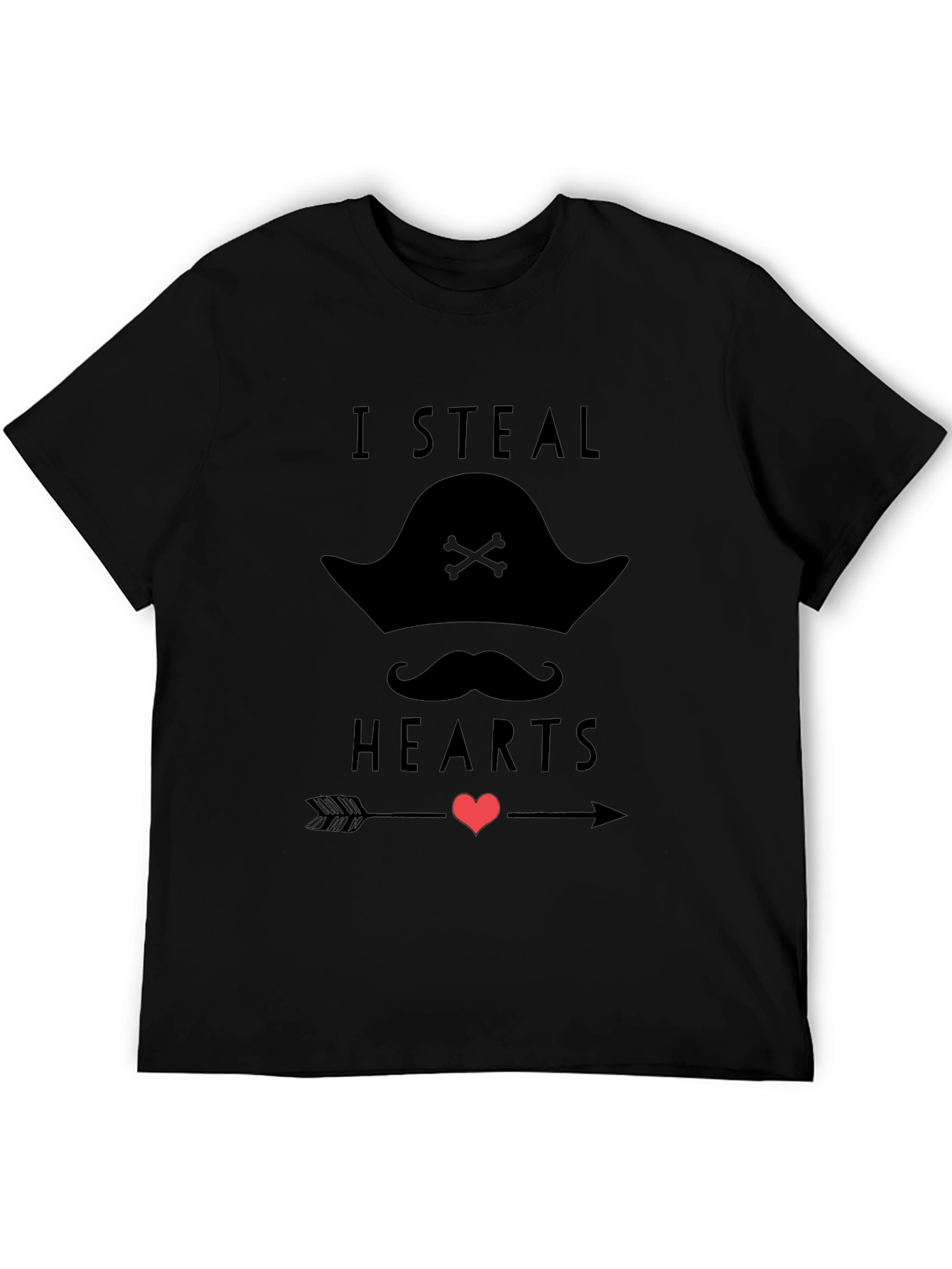 I Steal Hearts Pirate Graphic T-Shirt