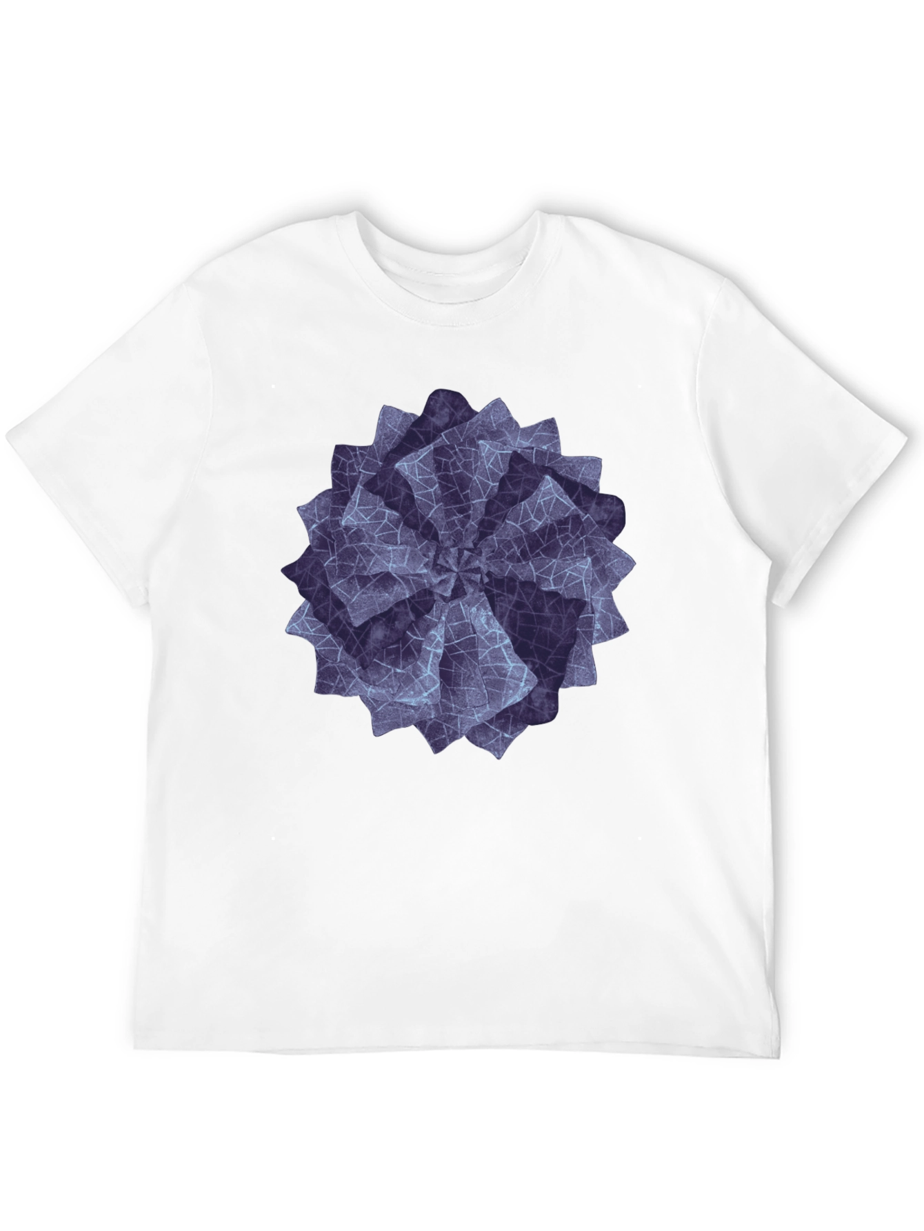 Geometric Print Black T-Shirt
