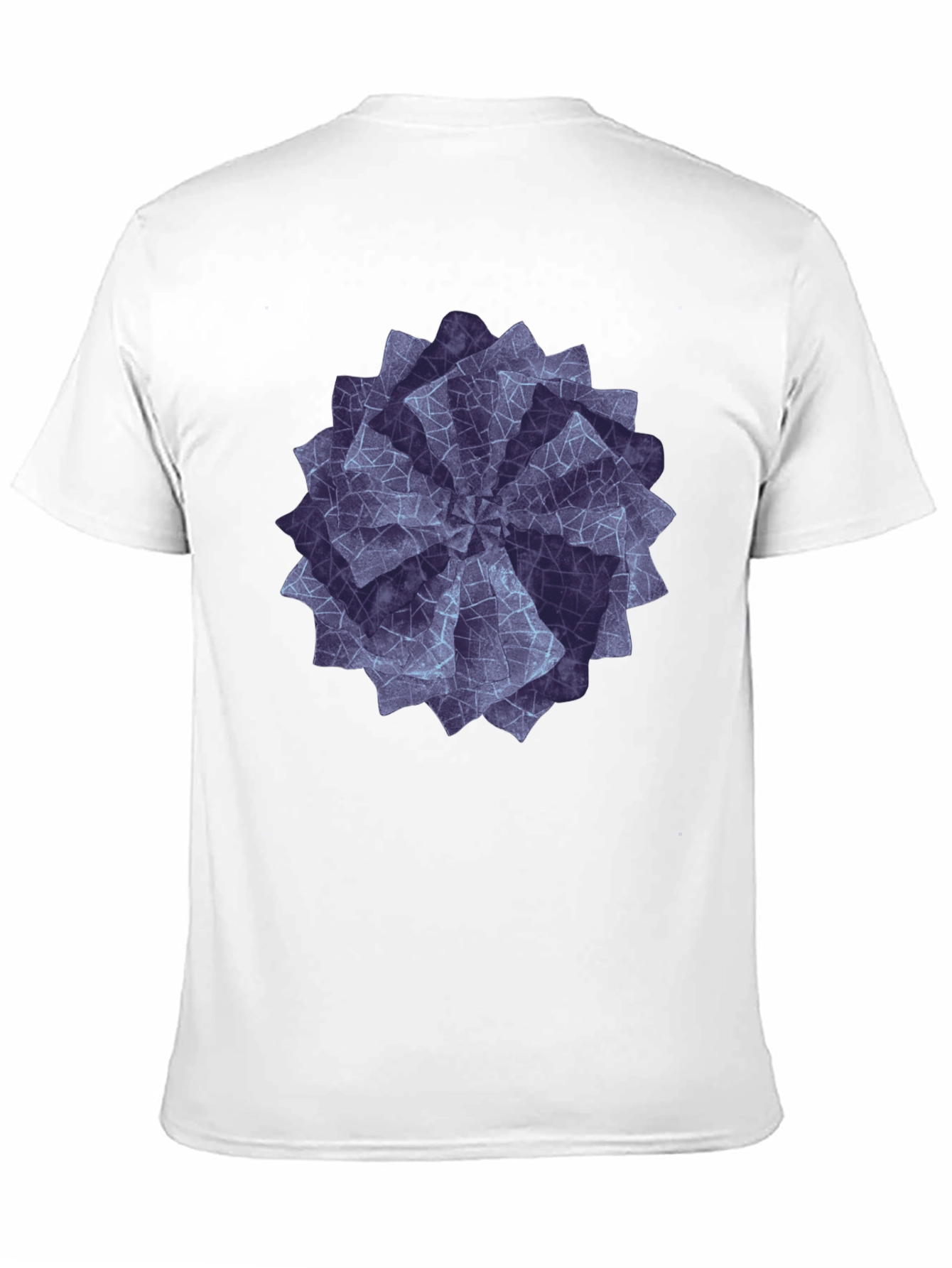Geometric Print Black T-Shirt
