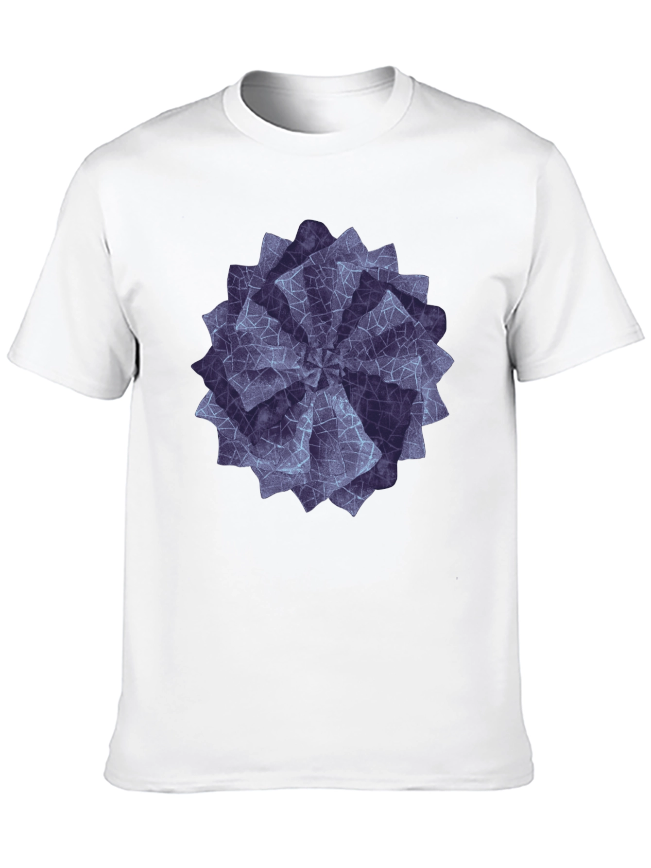 Geometric Print Black T-Shirt