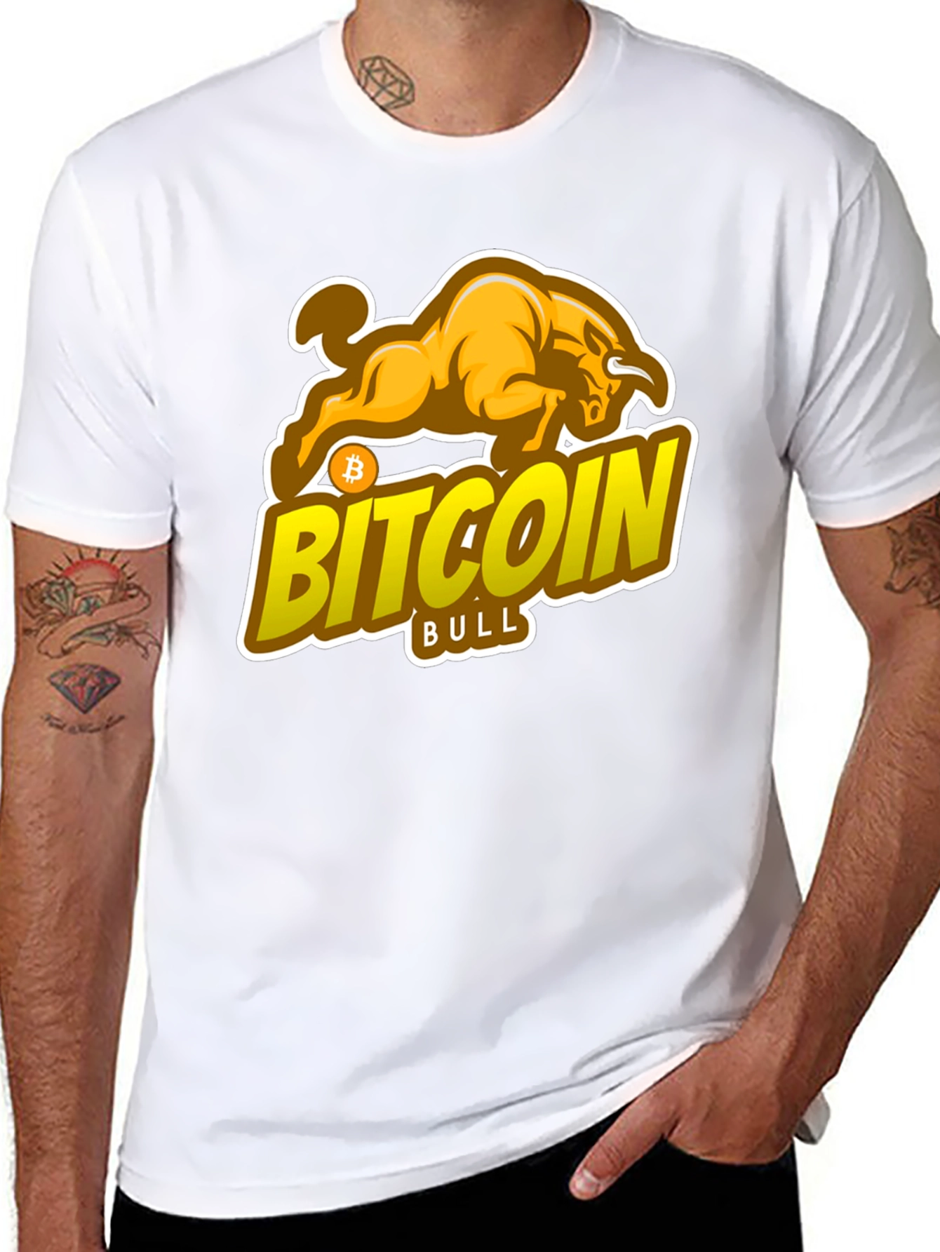 Bitcoin Bull T-Shirt - Crypto Investor Apparel