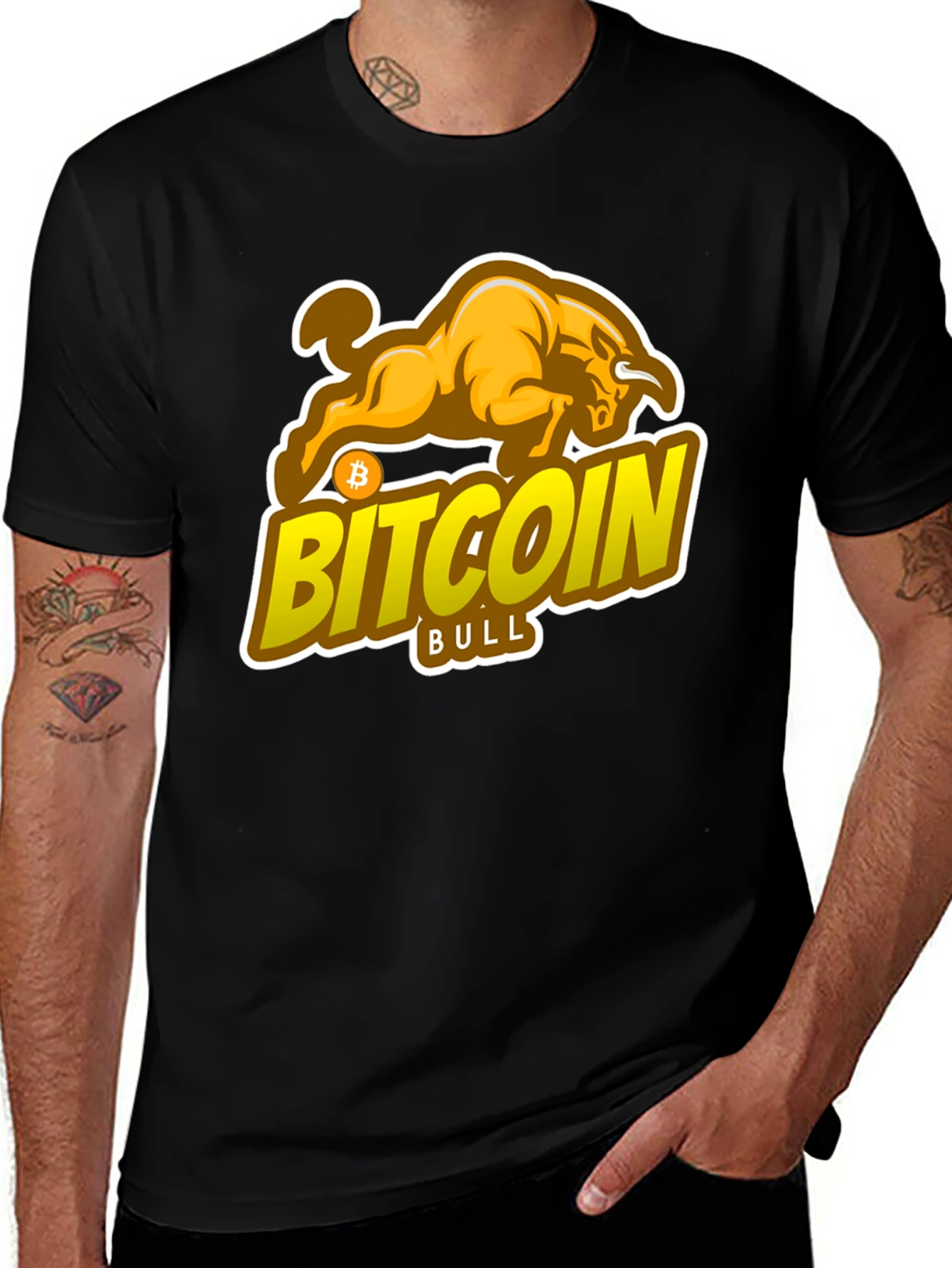 Bitcoin Bull T-Shirt - Crypto Investor Apparel