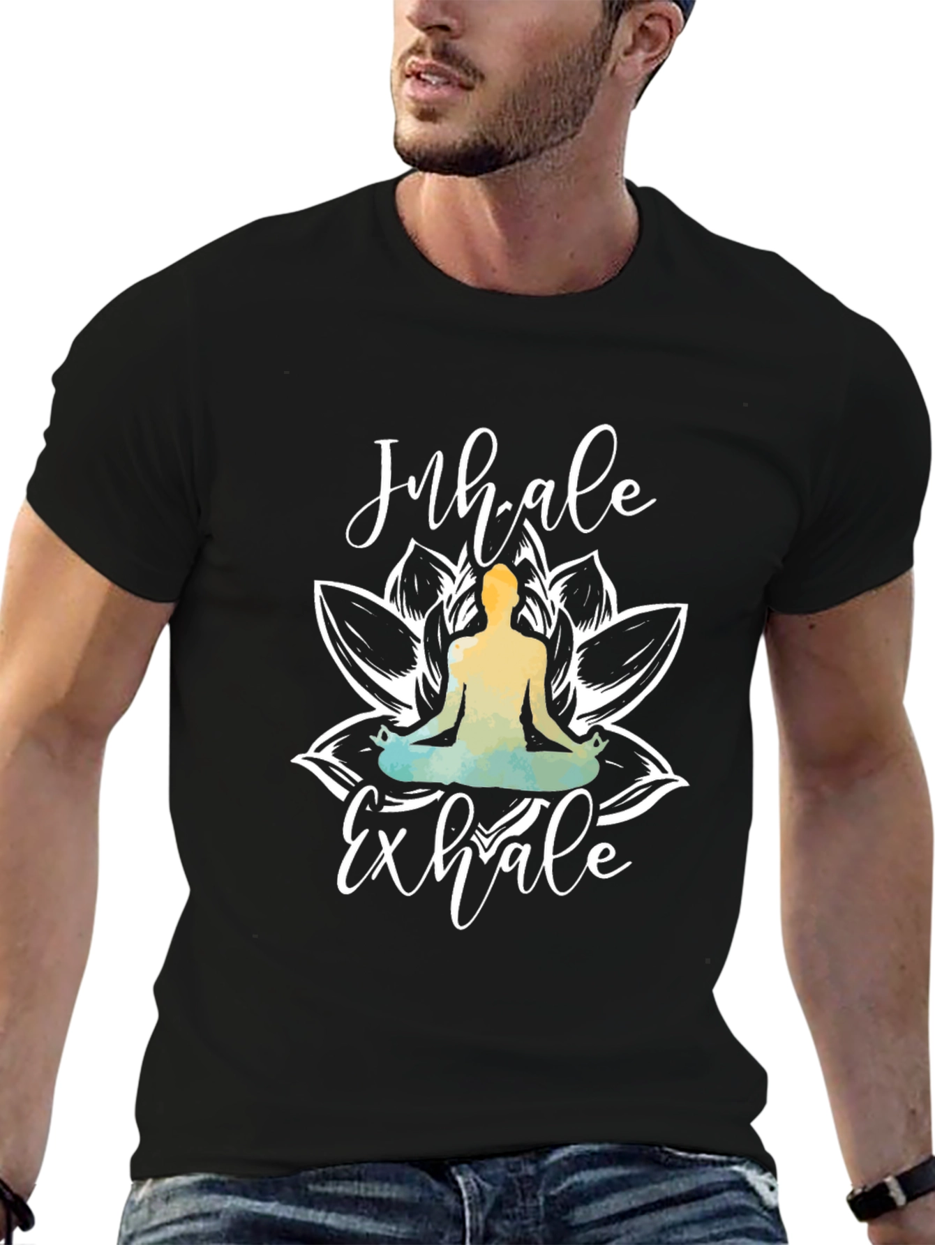 Inhale Exhale Yoga Graphic Tee
