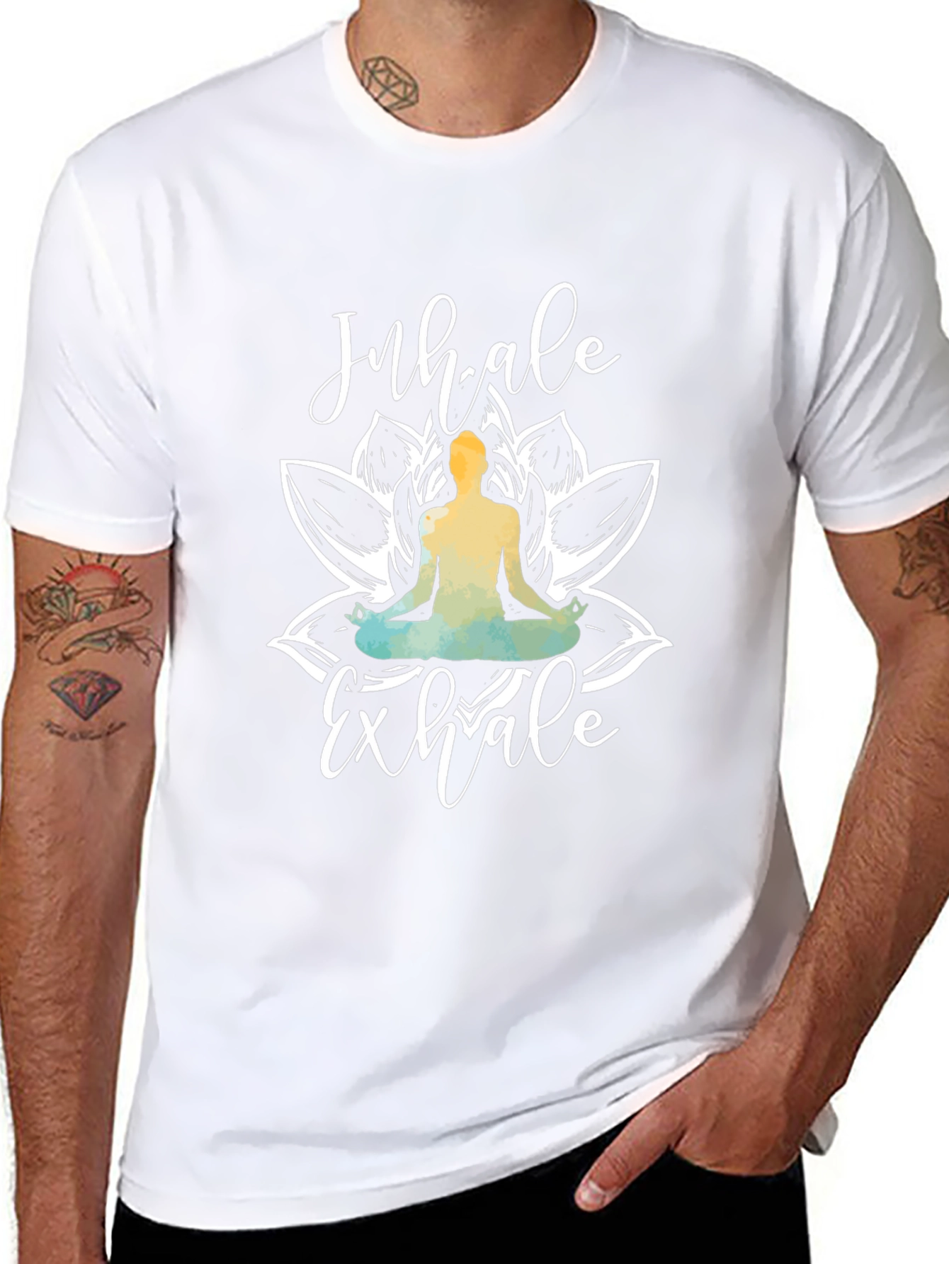 Inhale Exhale Yoga Graphic Tee