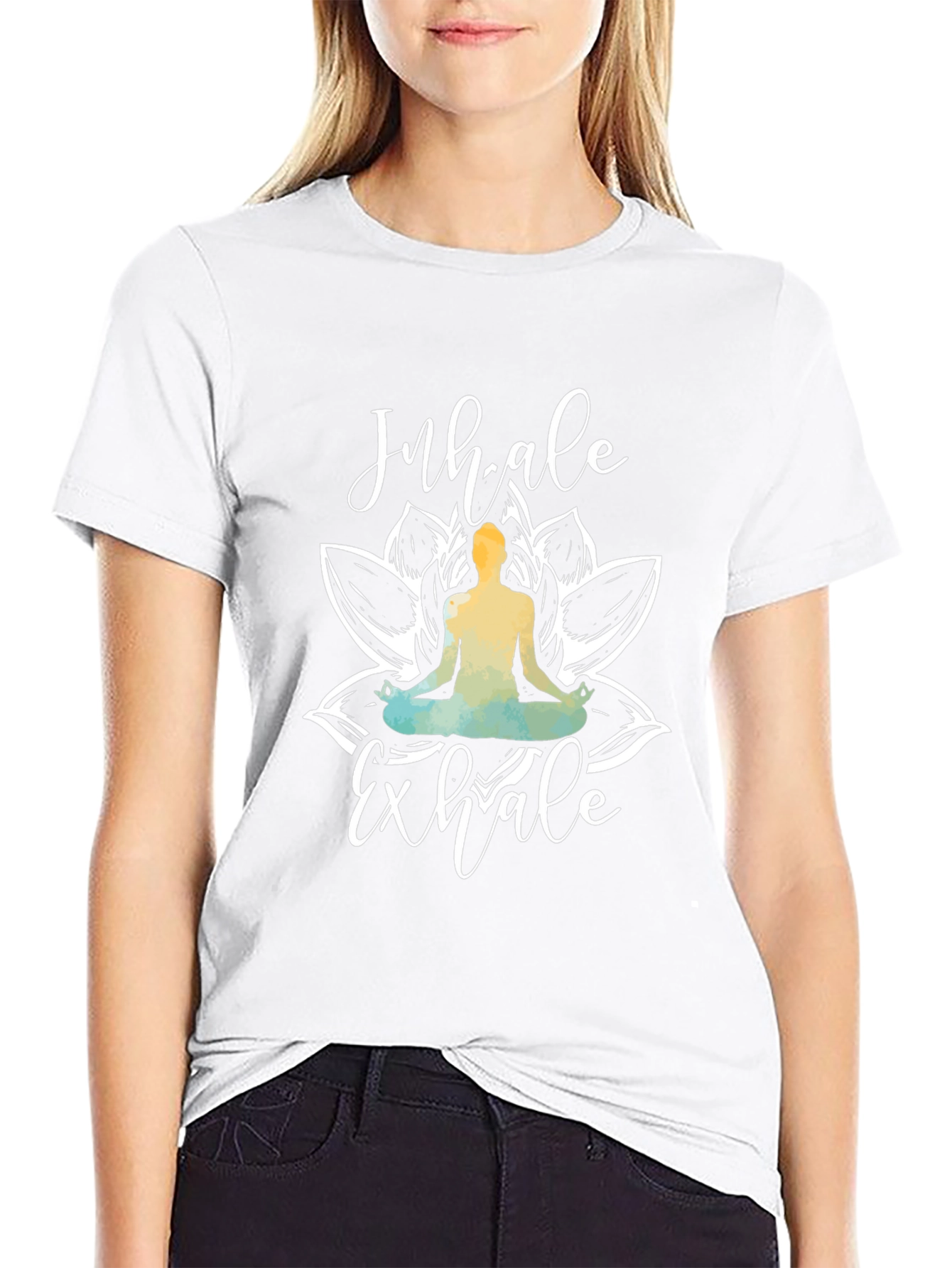 Inhale Exhale Yoga Graphic Tee