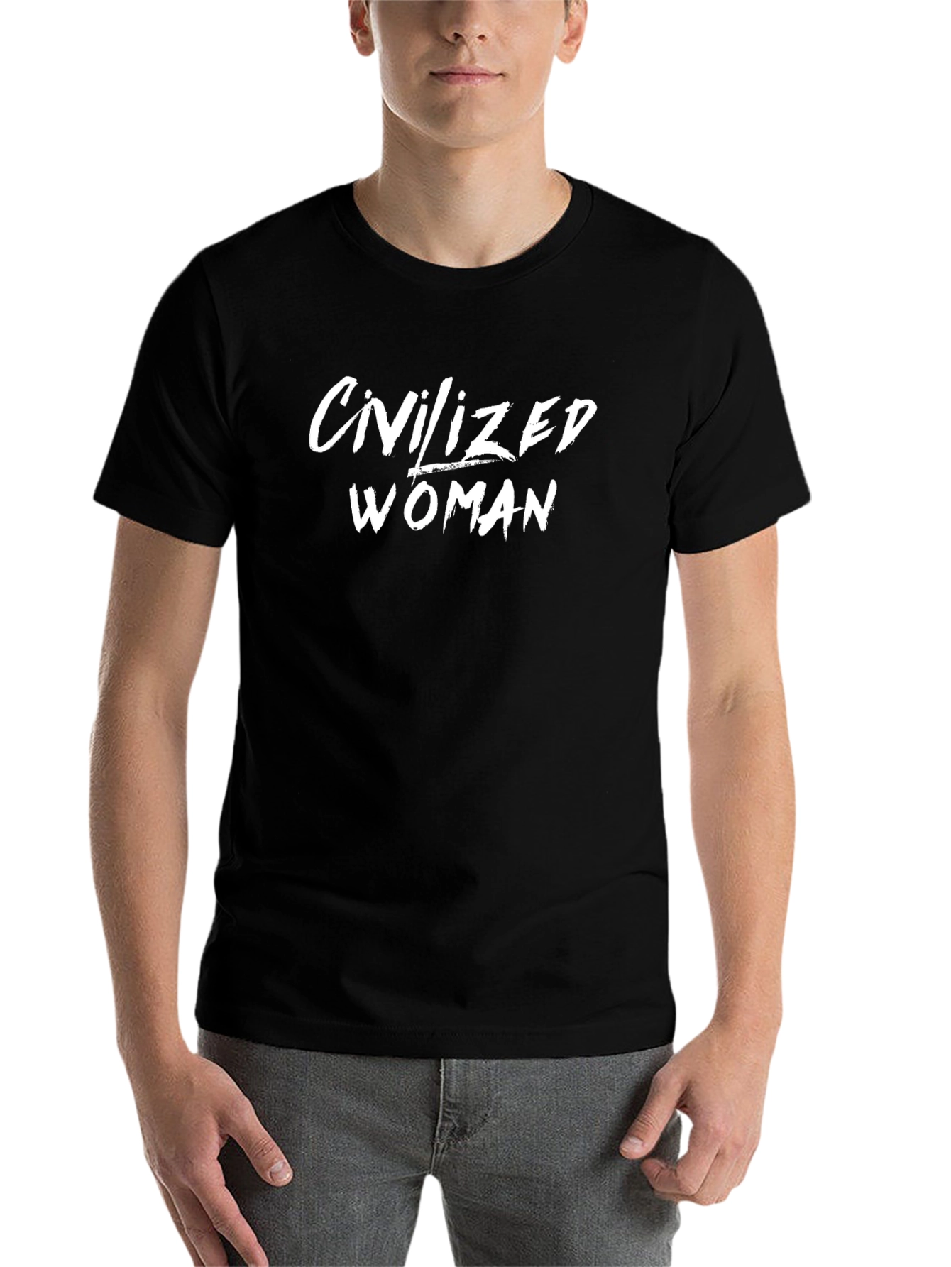 Civilized Woman Graphic T-Shirt