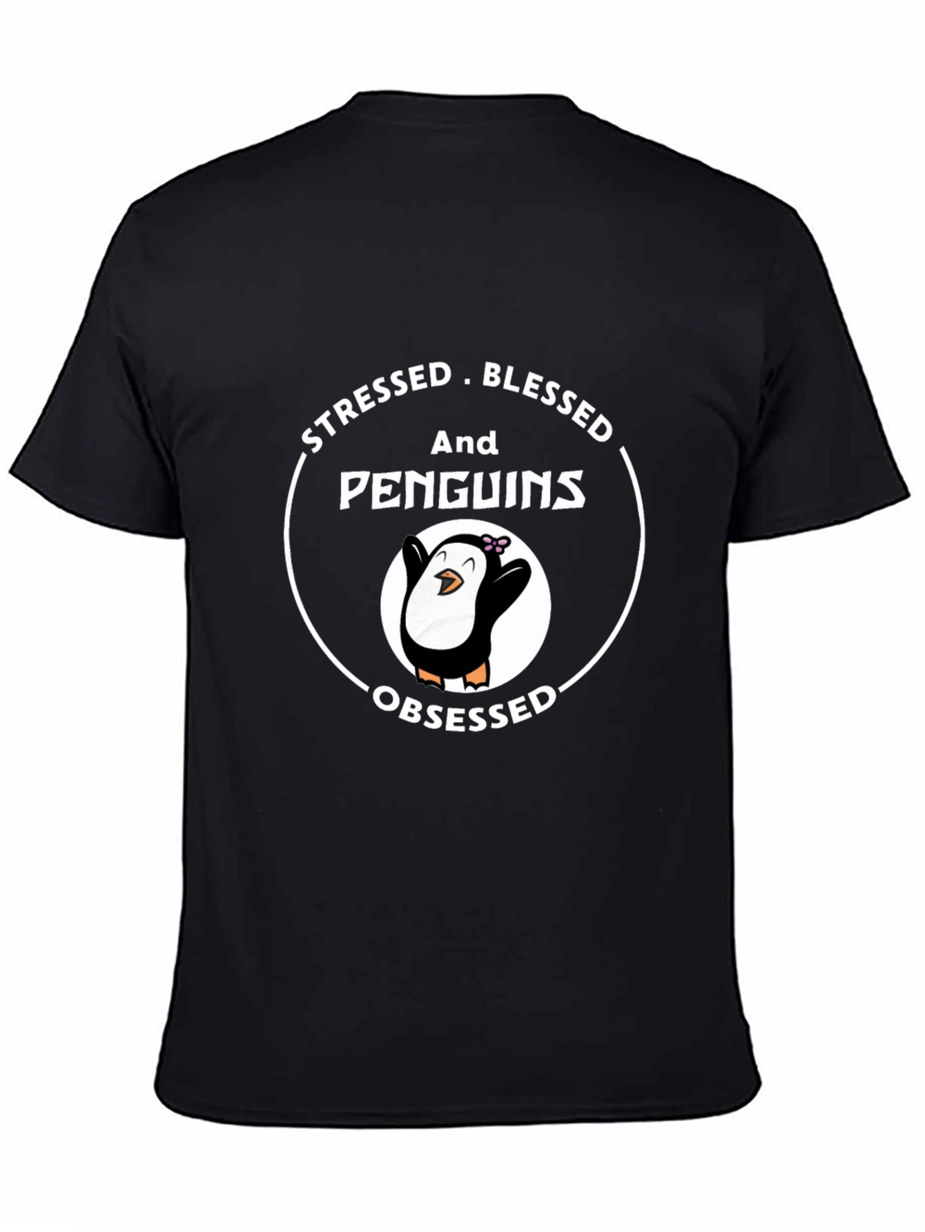 Stressed Blessed Penguins Obsessed T-Shirt