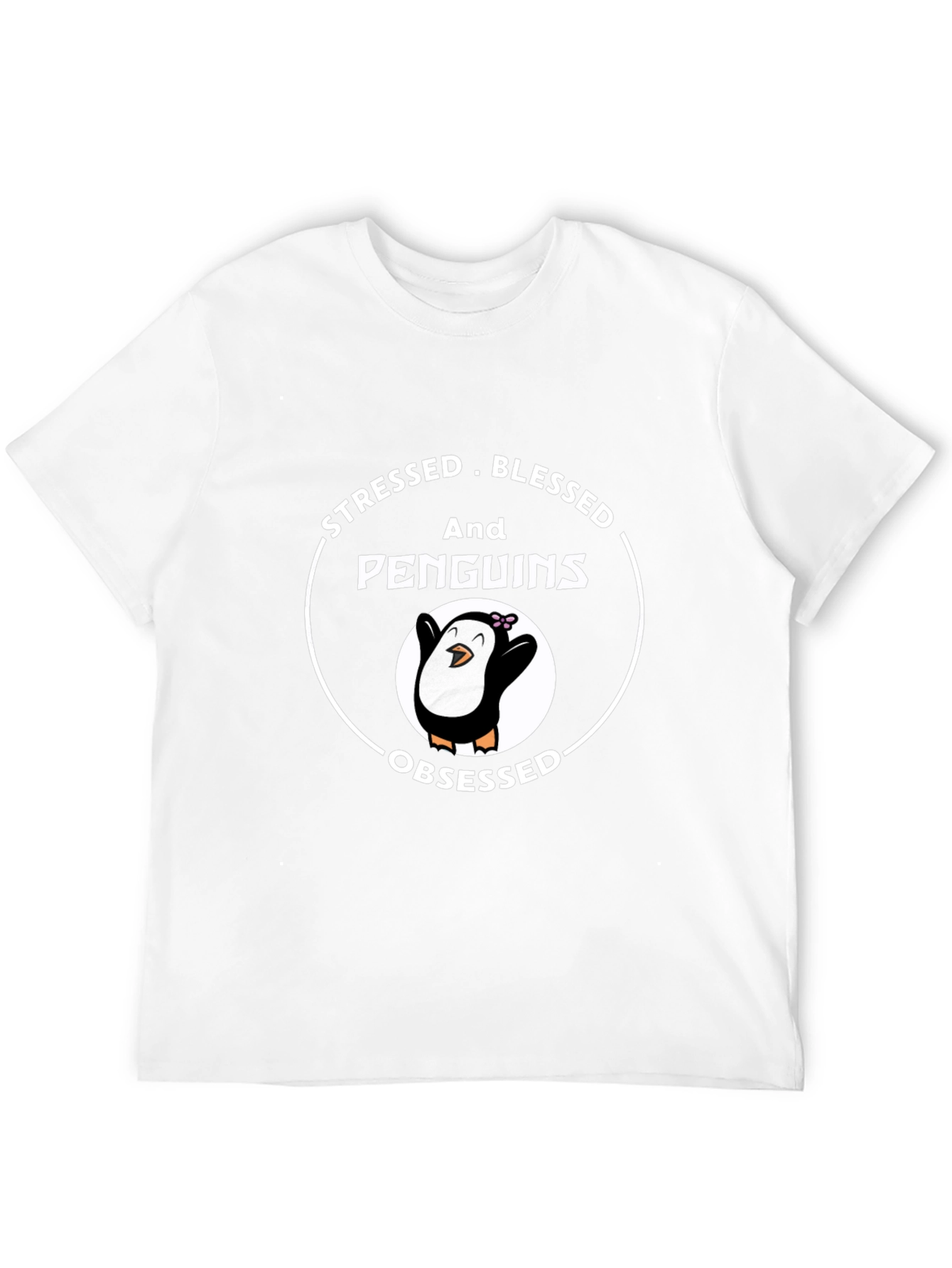 Stressed Blessed Penguins Obsessed T-Shirt
