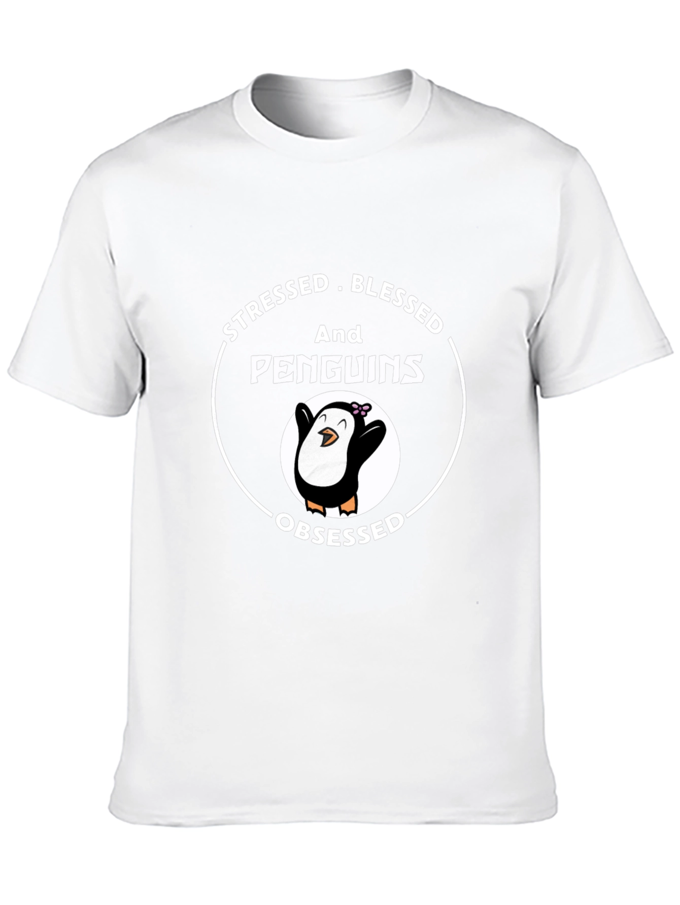Stressed Blessed Penguins Obsessed T-Shirt