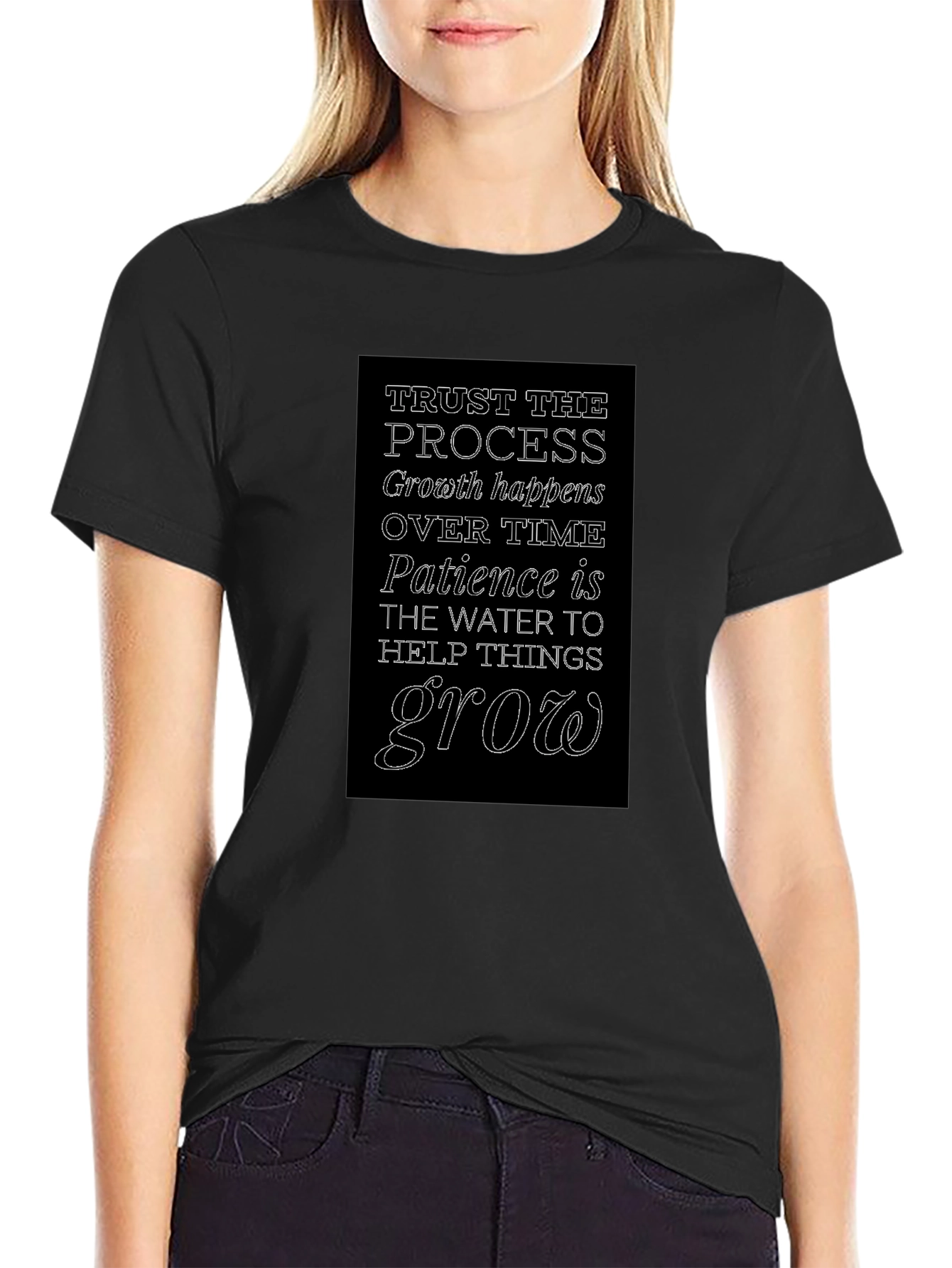 Trust the Process Growth Motivational T-Shirt