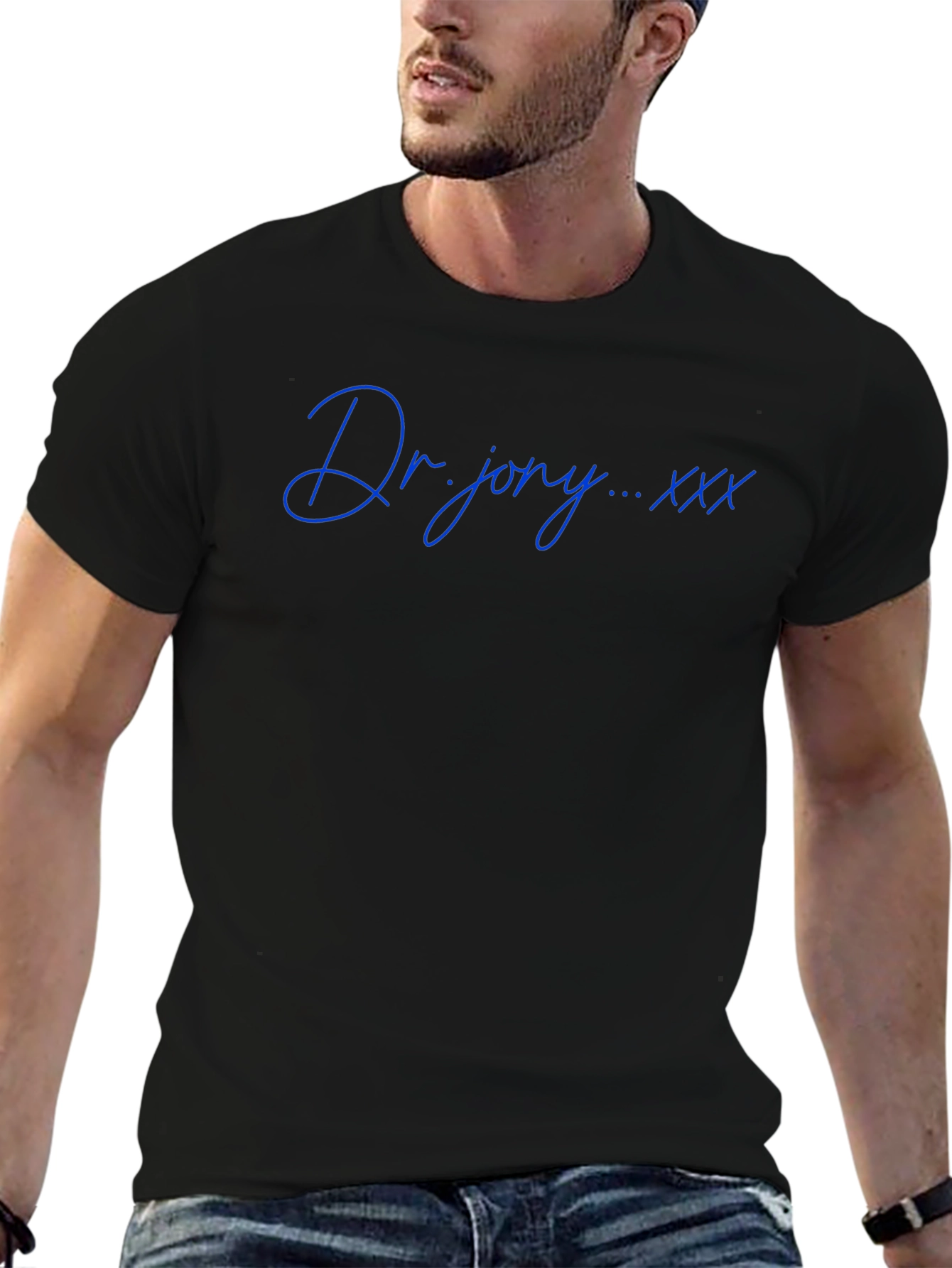 Dr. Jony Graphic Tee - Classic Black T-Shirt