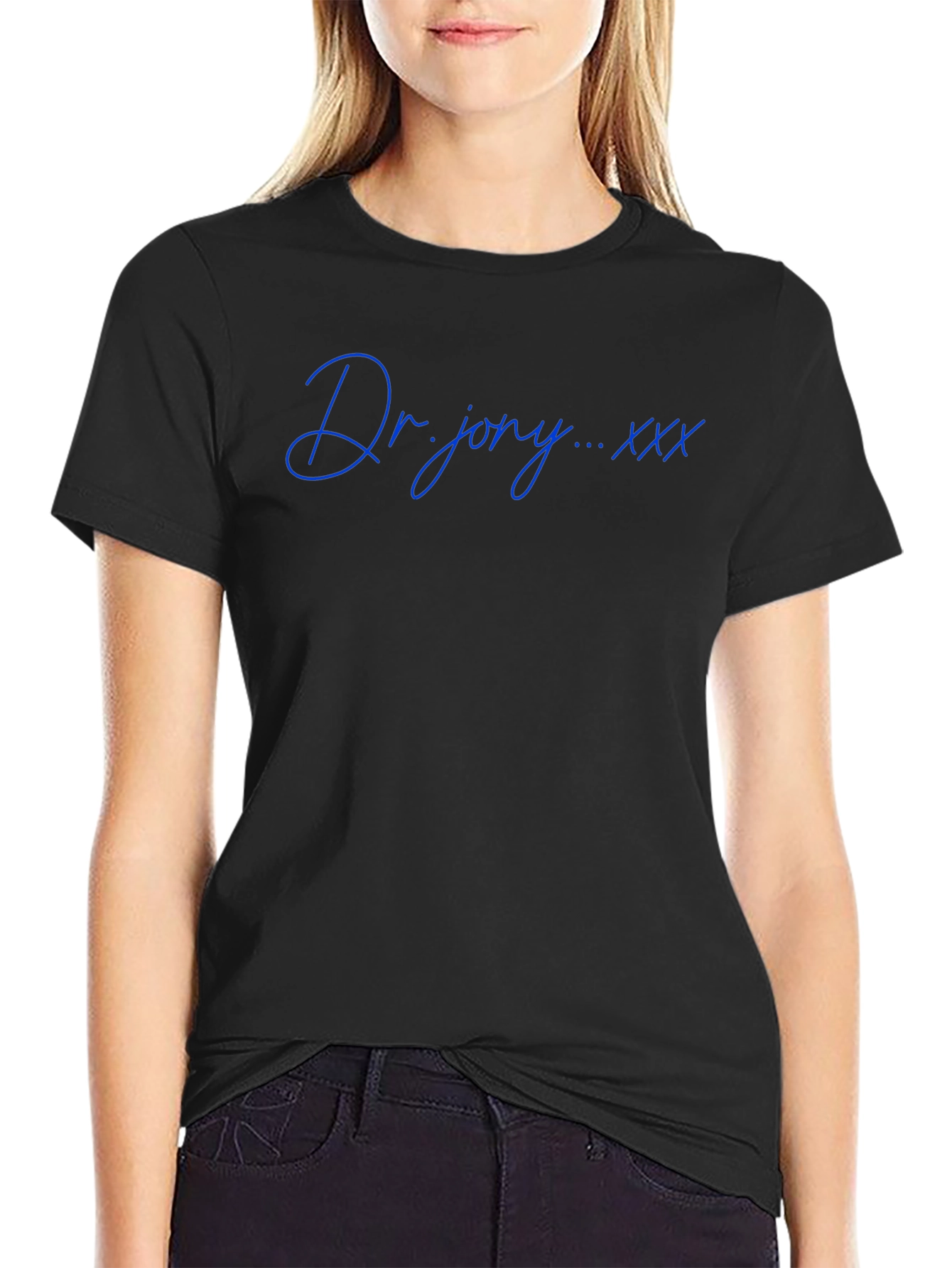 Dr. Jony Graphic Tee - Classic Black T-Shirt