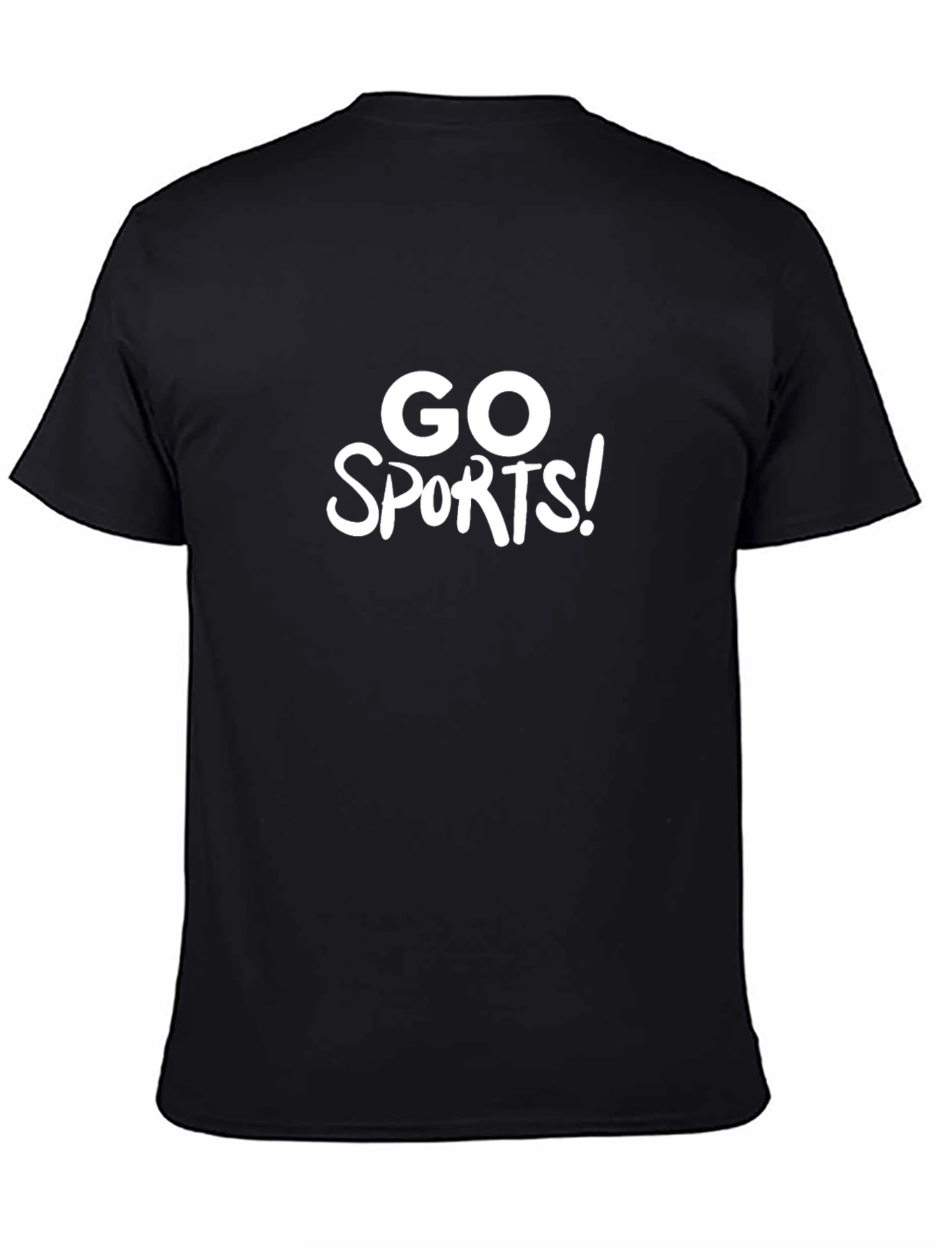 Go Sports! Graphic Tee - Black Casual Shirt