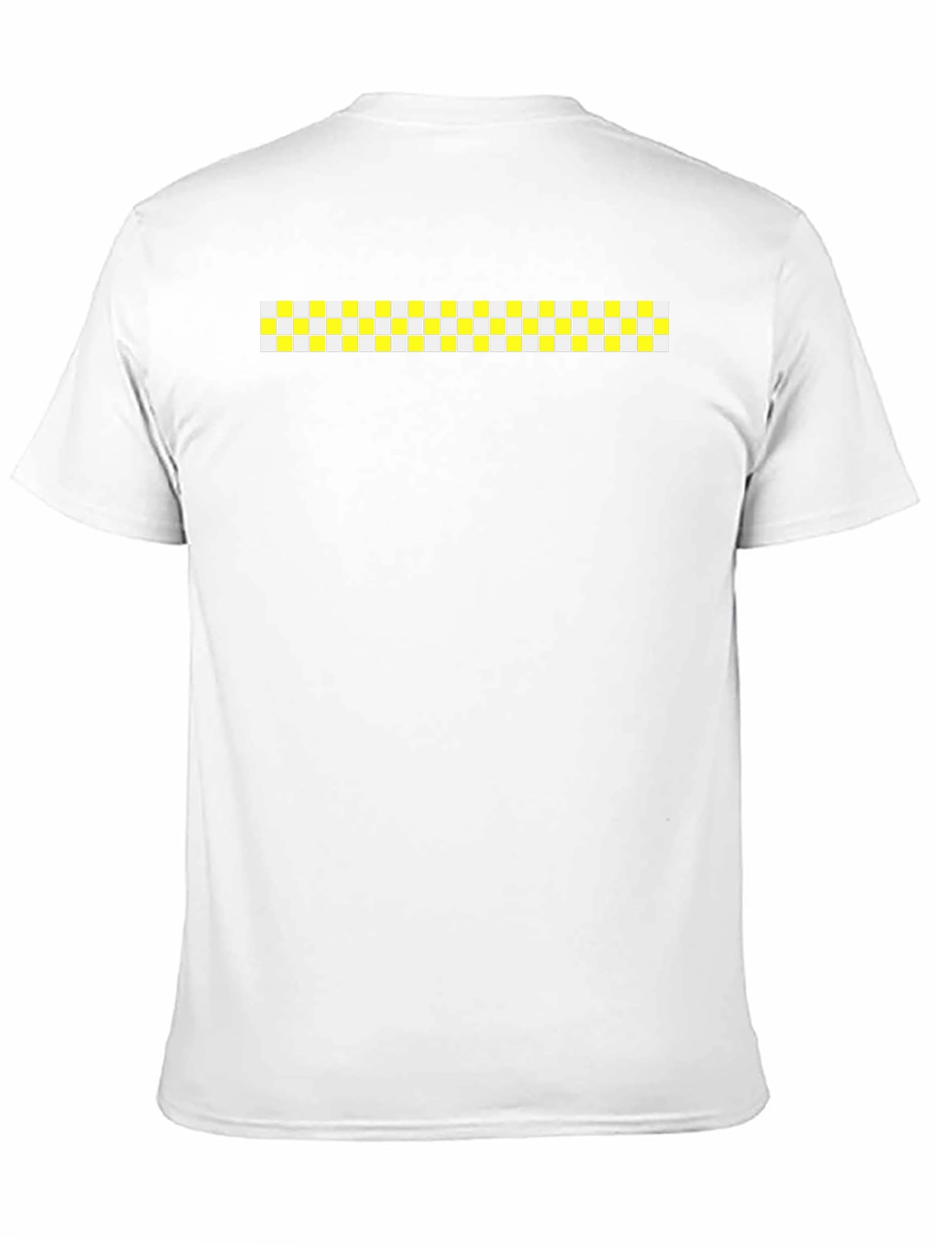 Modern Grid Graphic Black T-Shirt