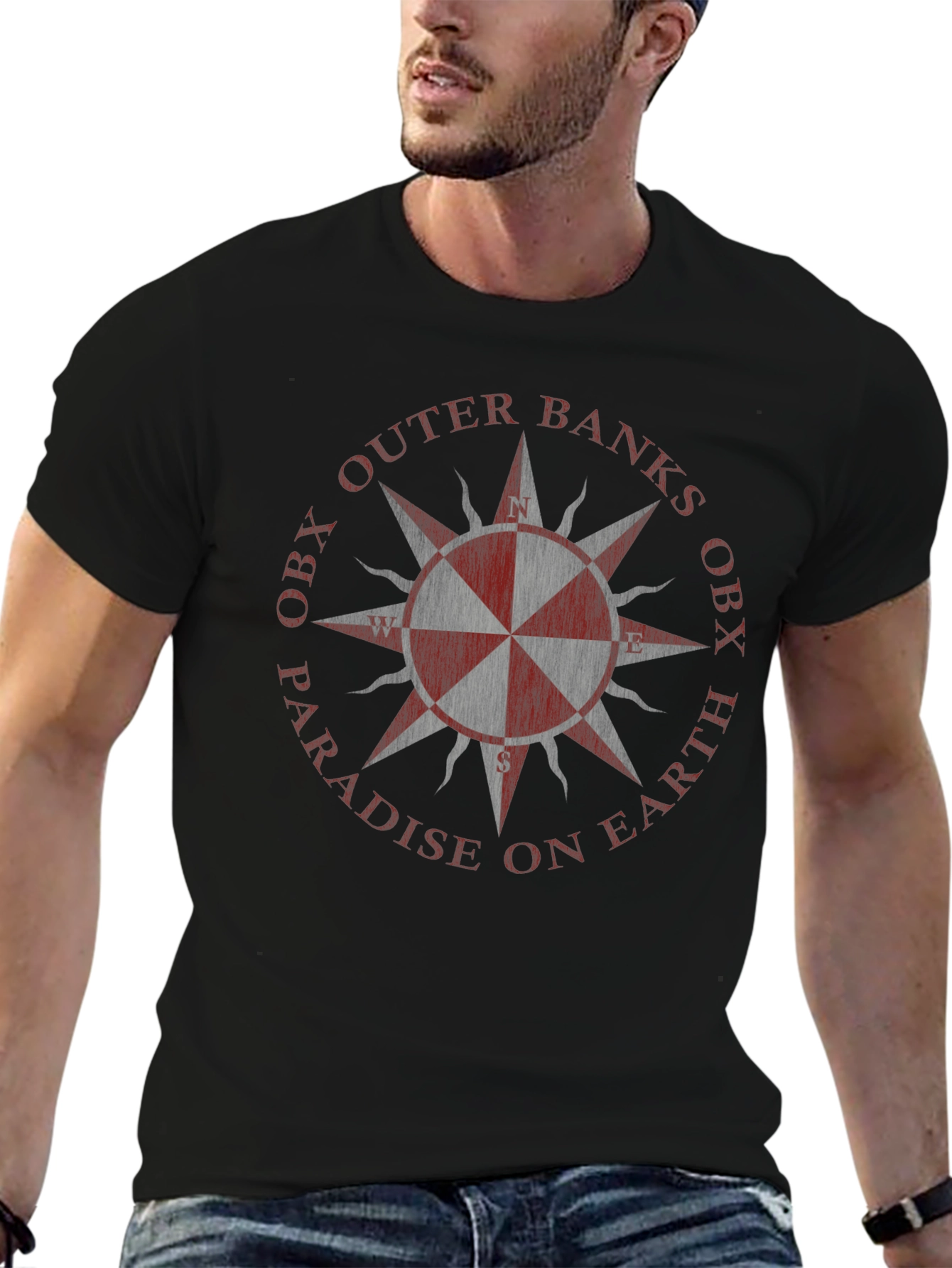Outer Banks Compass T-Shirt - Paradise on Earth