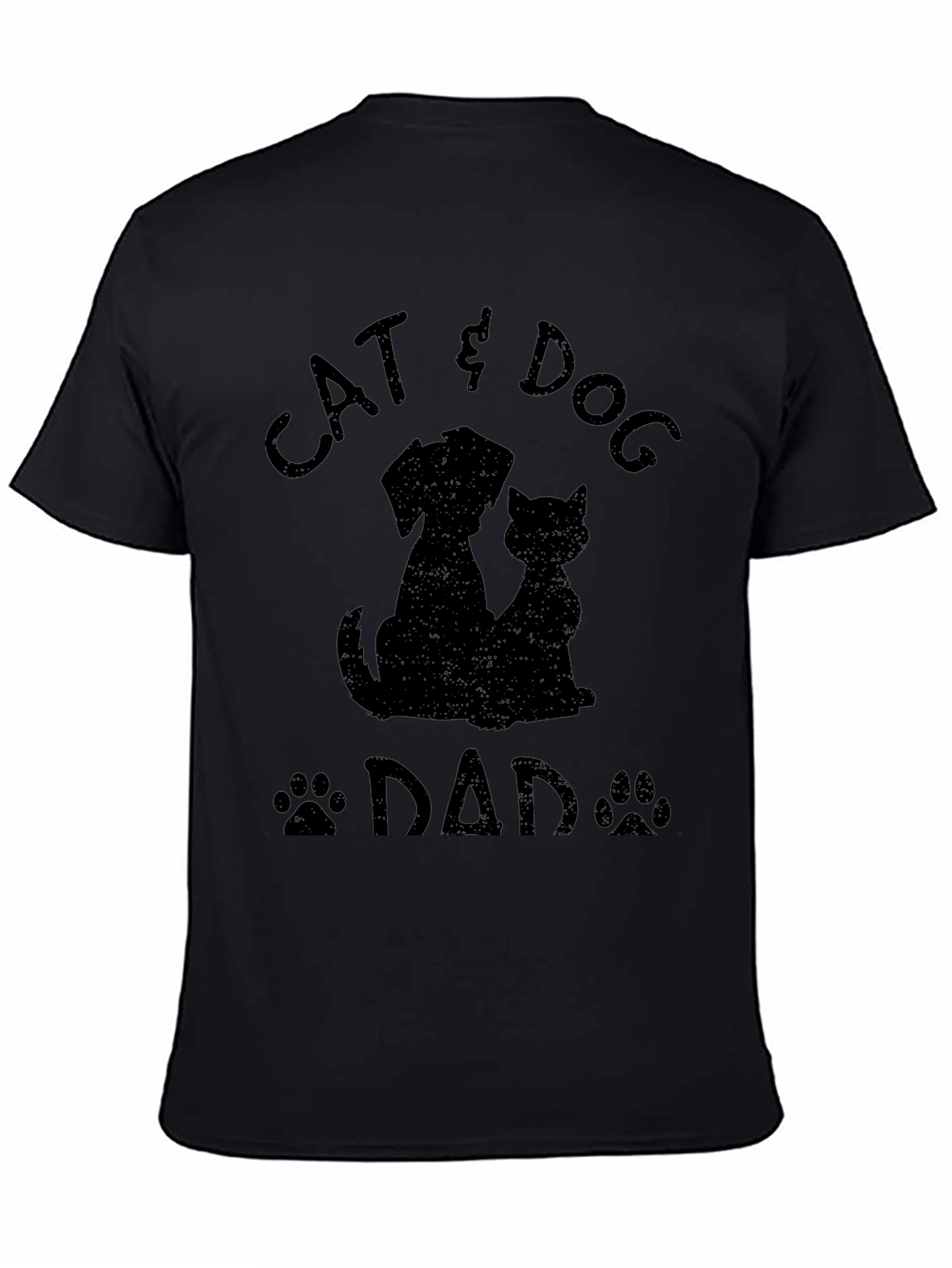 Cat & Dog Dad T-Shirt - Pet Lover Tee
