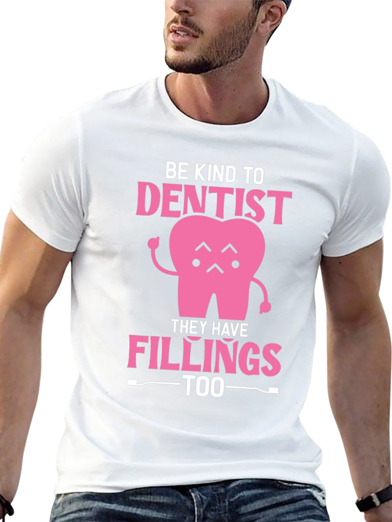 Be Kind to Dentist - Fillings Too! Black T-Shirt