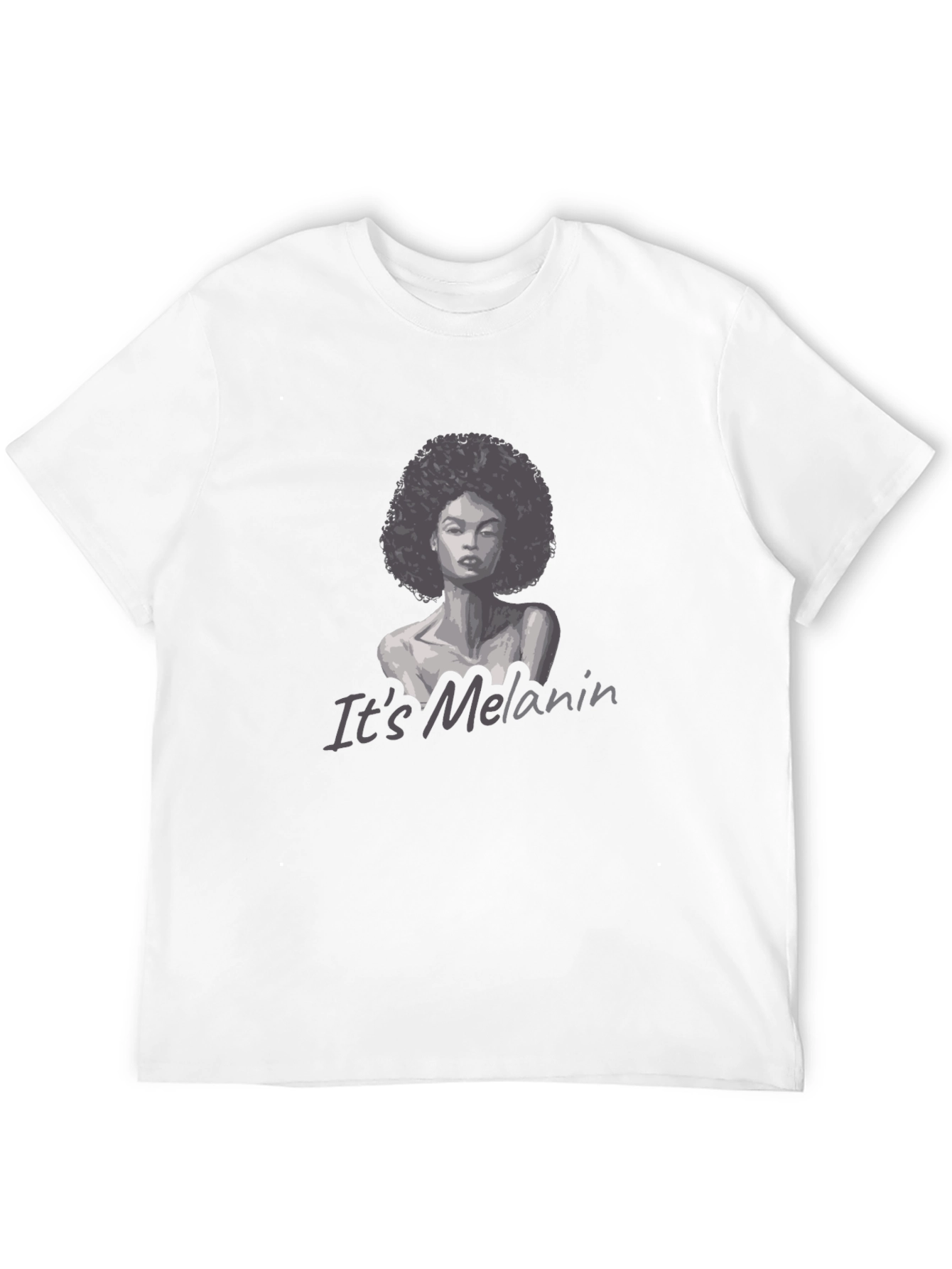 Melanin Woman Graphic T-Shirt - Black