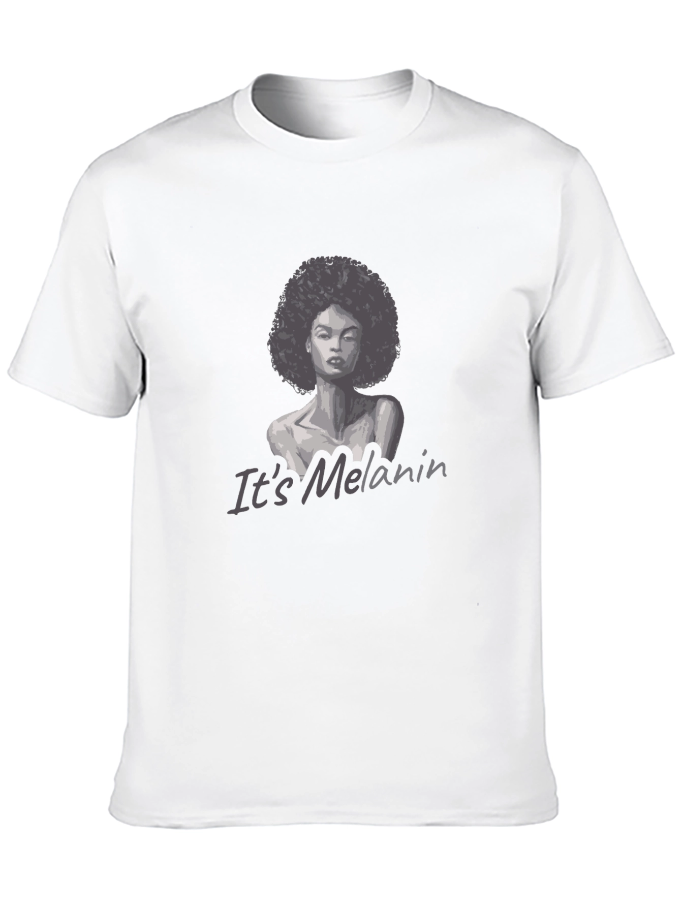 Melanin Woman Graphic T-Shirt - Black