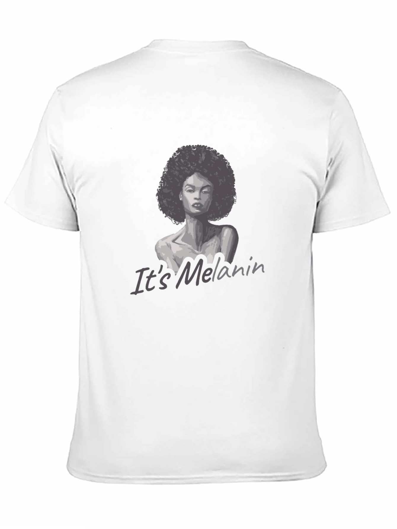 Melanin Woman Graphic T-Shirt - Black