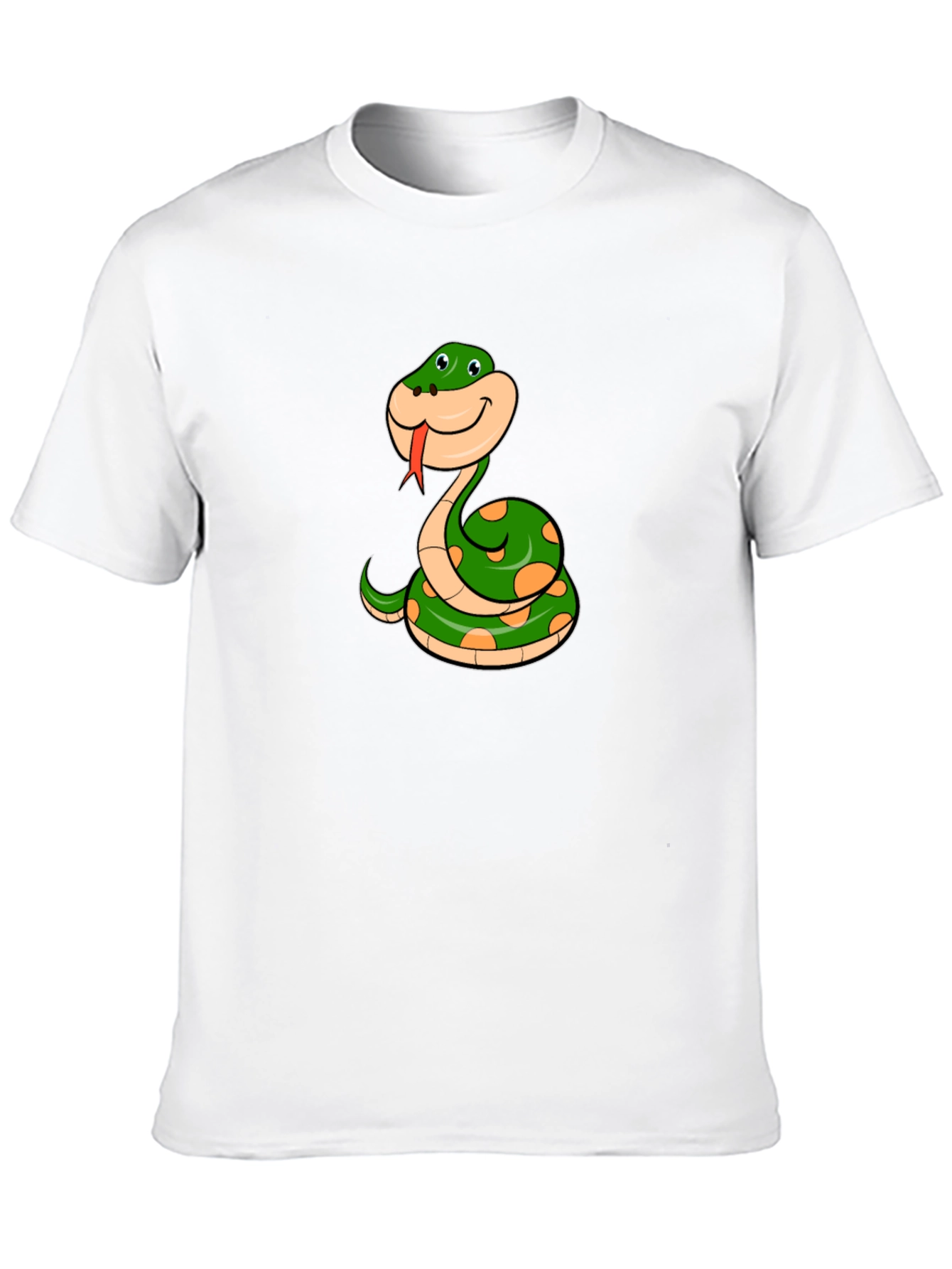 Funny Snake Cartoon Graphic T-Shirt