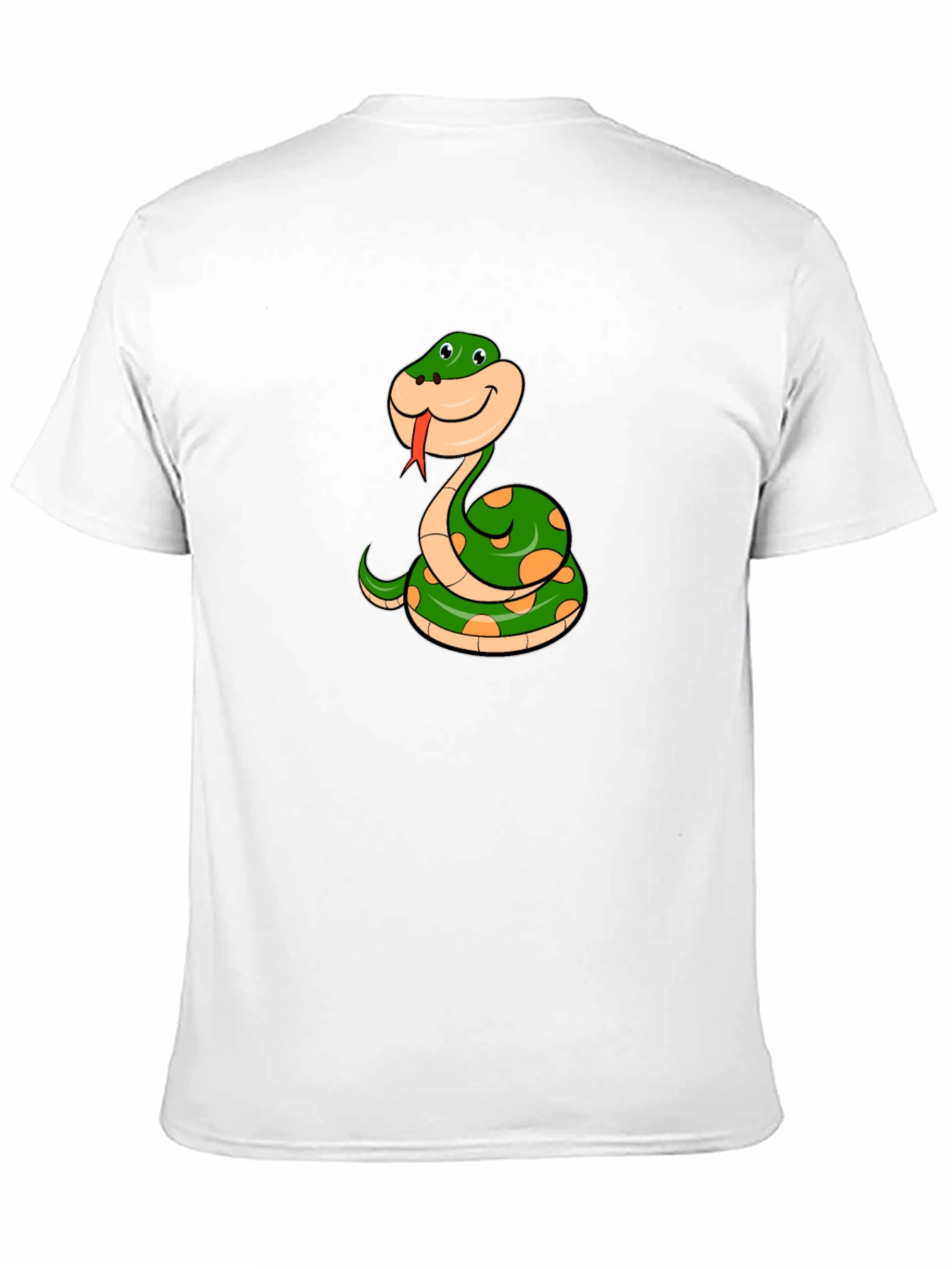 Funny Snake Cartoon Graphic T-Shirt