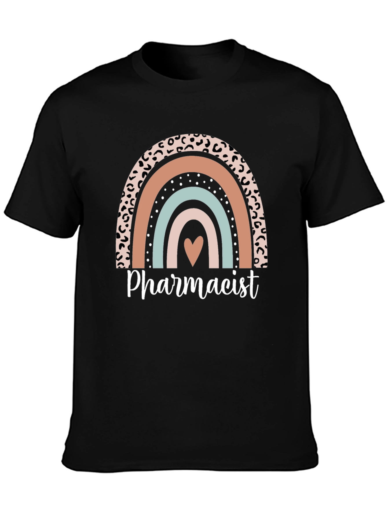 Pharmacist Rainbow Graphic T-Shirt - Casual & Cute