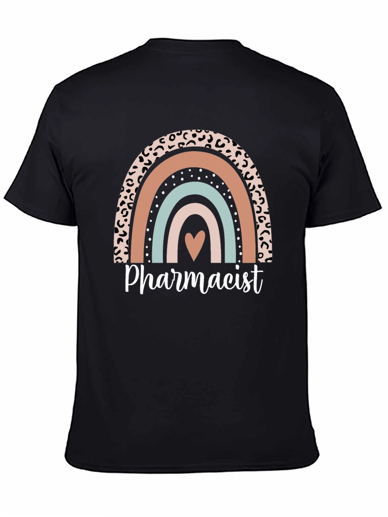 Pharmacist Rainbow Graphic T-Shirt - Casual & Cute