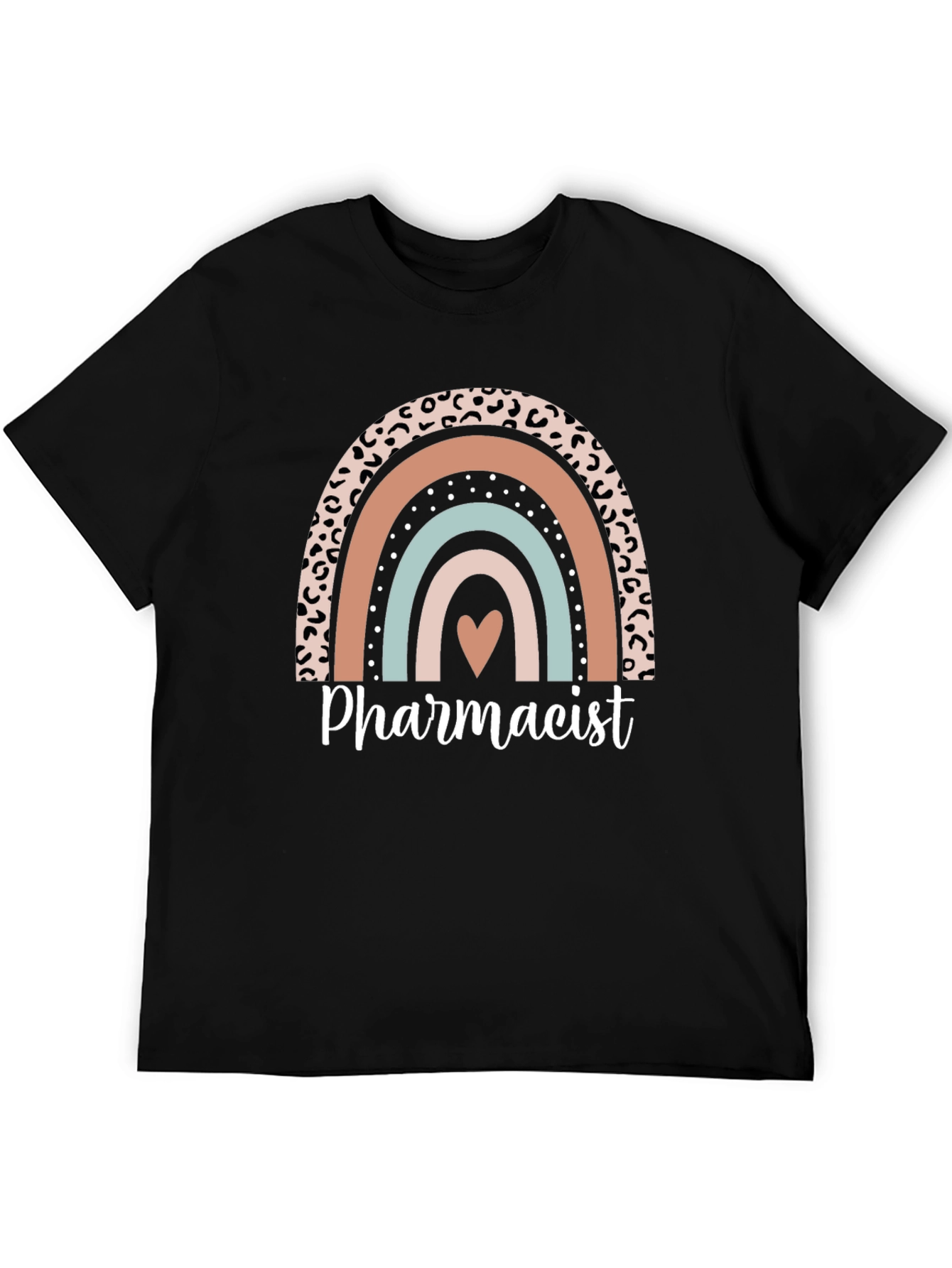 Pharmacist Rainbow Graphic T-Shirt - Casual & Cute