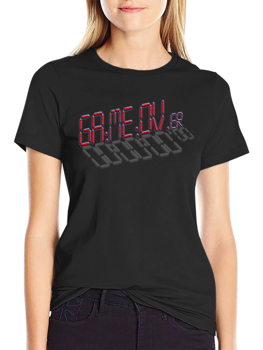 Game Over Graphic Print T-Shirt