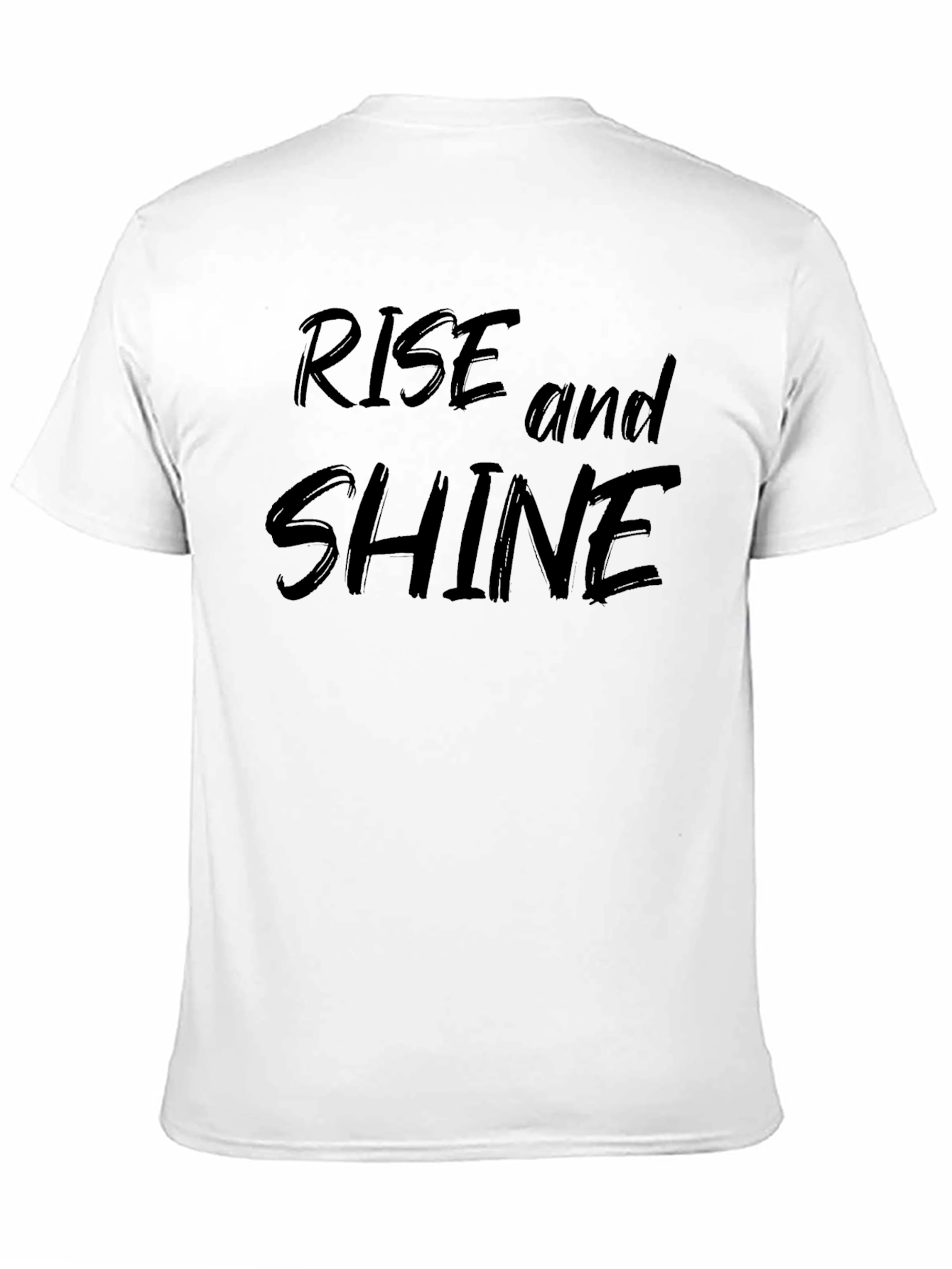 Rise and Shine Graphic Tee - Stylish Black T-Shirt